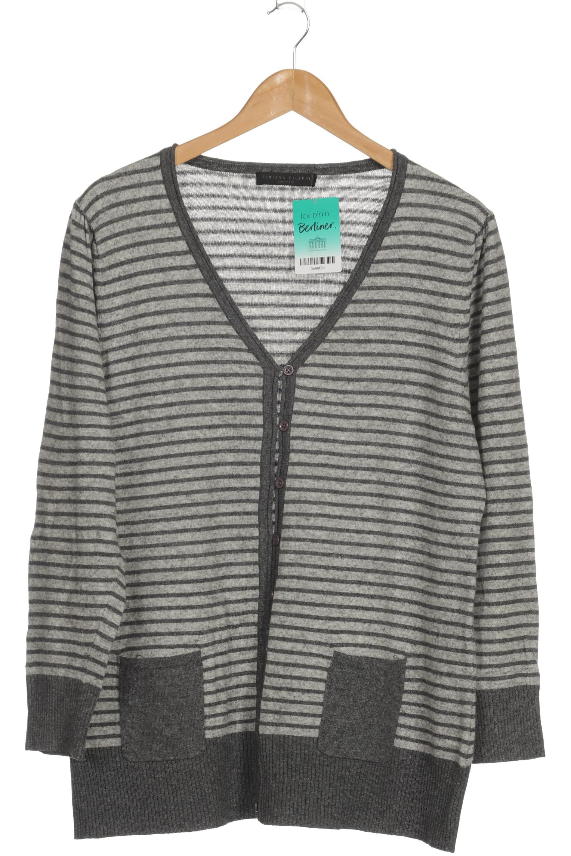 

Fabiana Filippi Damen Strickjacke, grau, Gr. 48