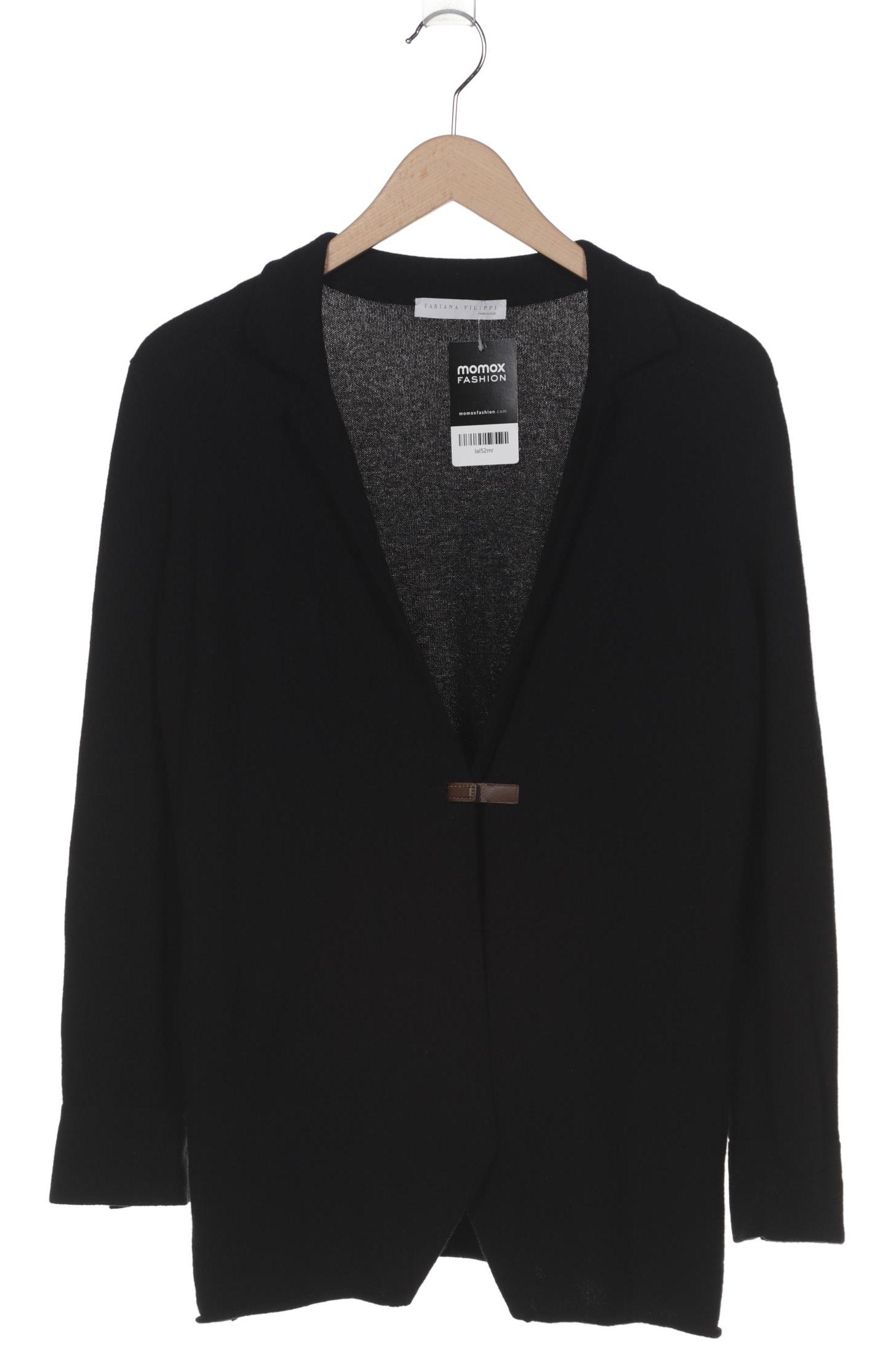 

Fabiana Filippi Damen Strickjacke, schwarz, Gr. 42