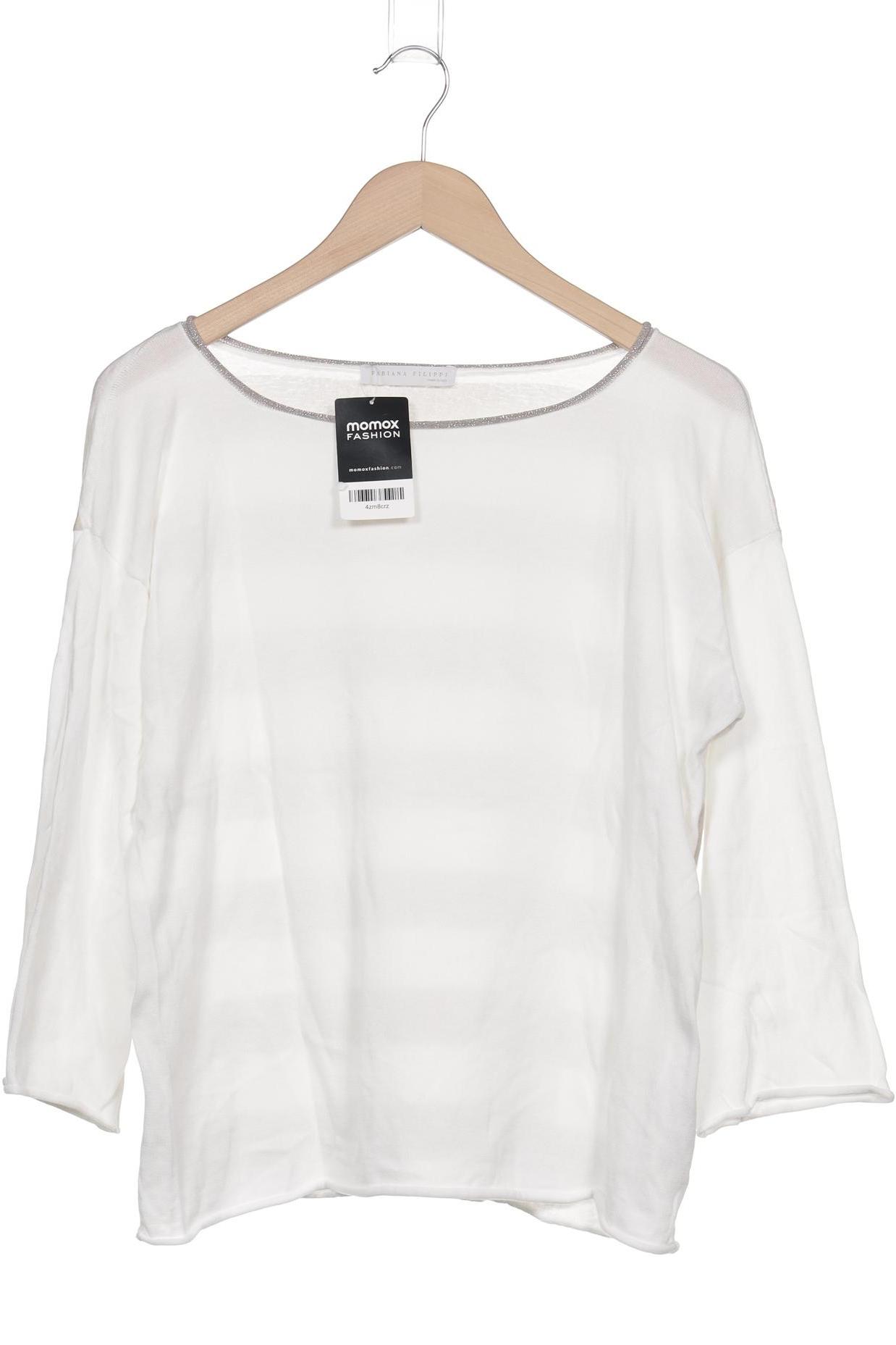 

Fabiana Filippi Damen Langarmshirt, weiß, Gr. 42