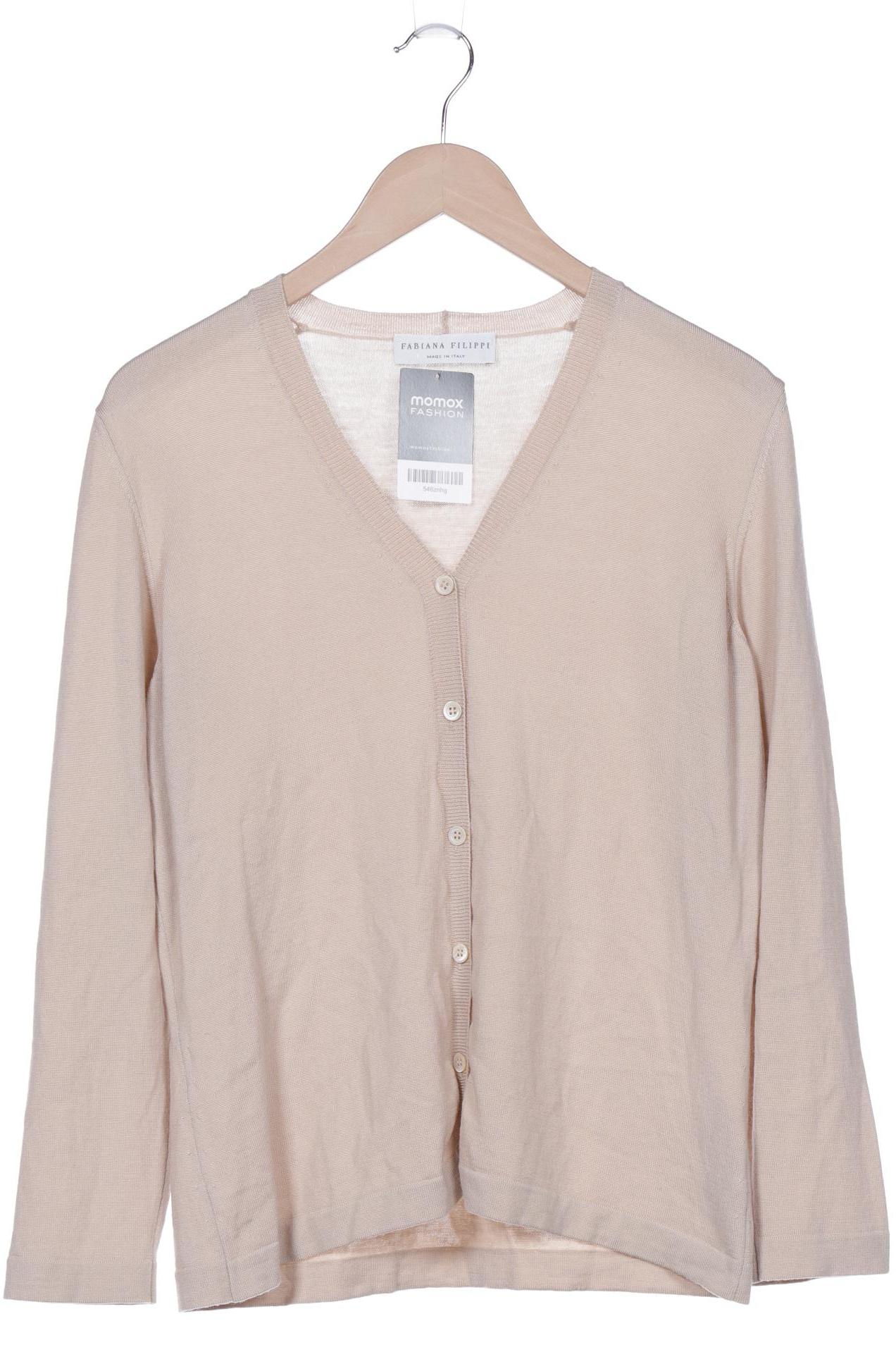 

Fabiana Filippi Damen Strickjacke, beige, Gr. 42