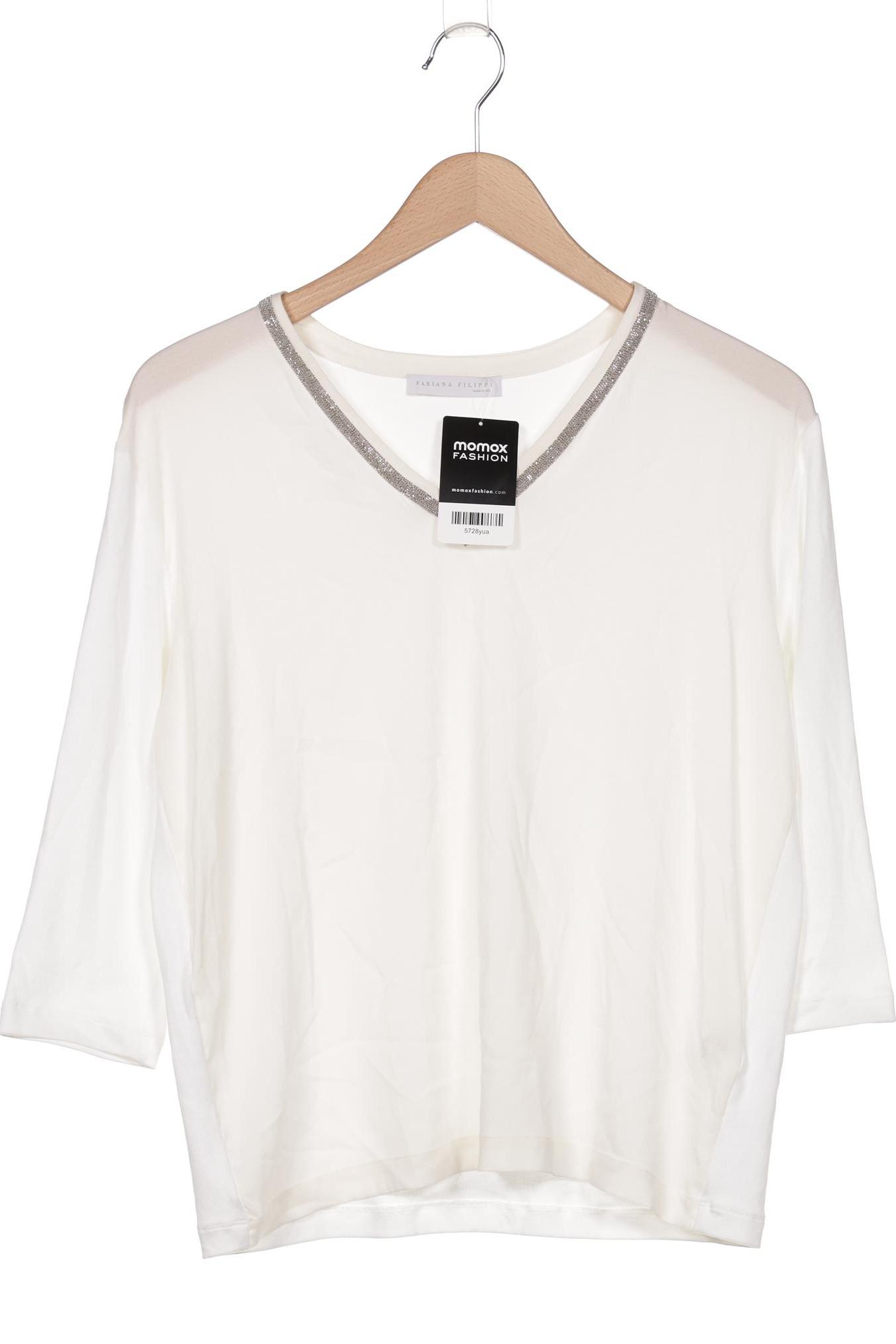 

Fabiana Filippi Damen Langarmshirt, weiß, Gr. 36