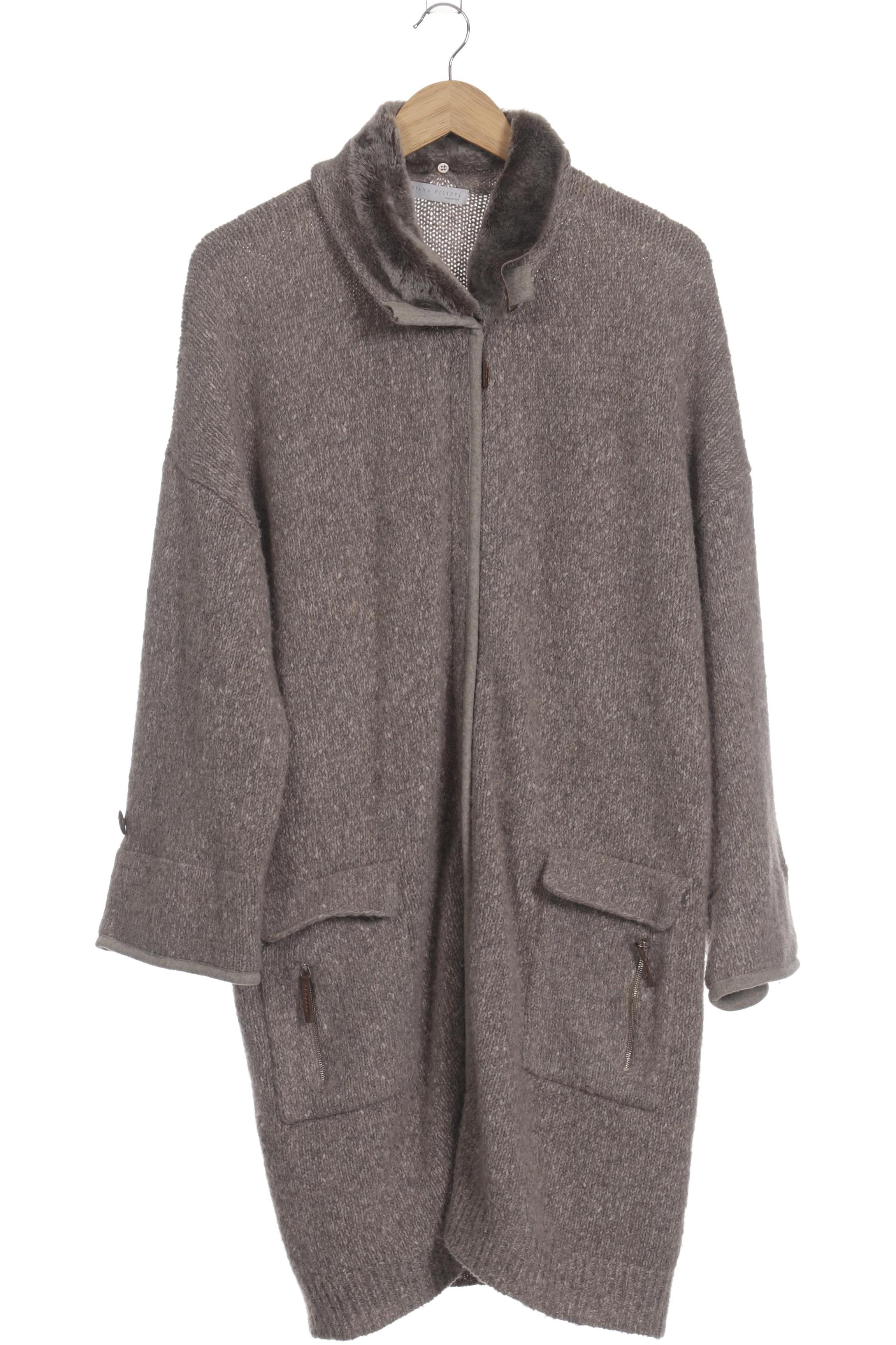 

Fabiana Filippi Damen Strickjacke, grau, Gr. 46