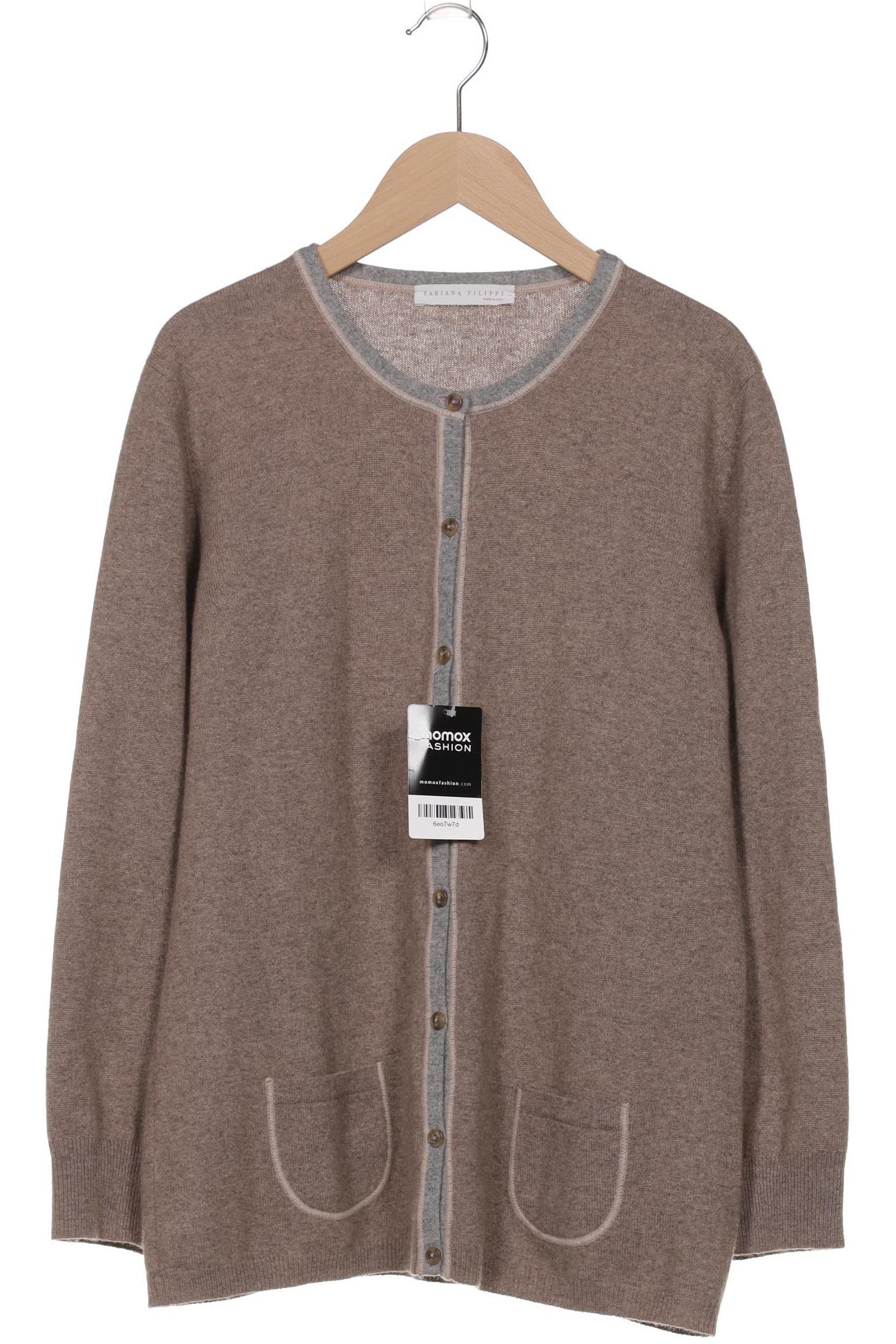 

Fabiana Filippi Damen Strickjacke, braun, Gr. 42