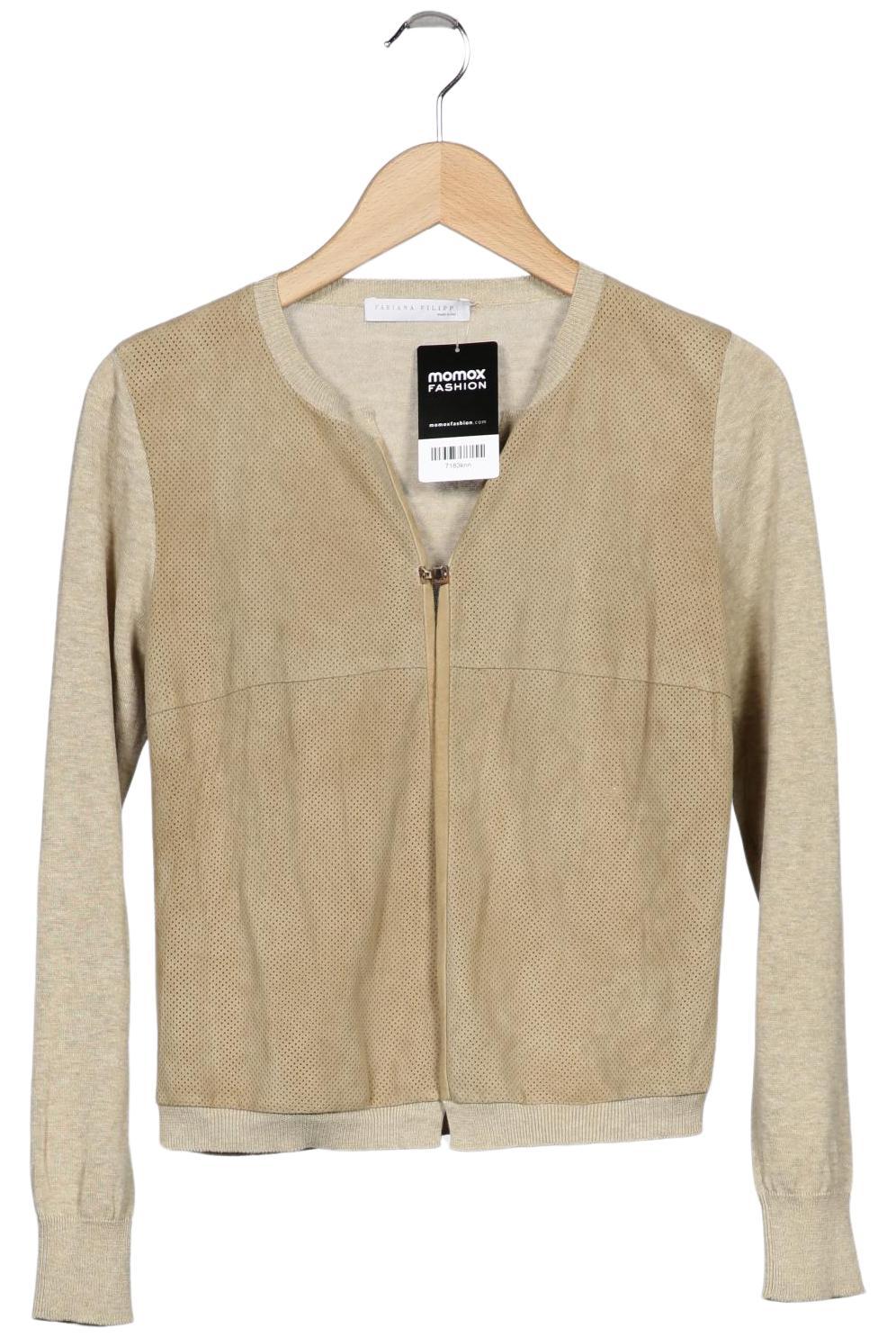 

Fabiana Filippi Damen Strickjacke, beige, Gr. 38