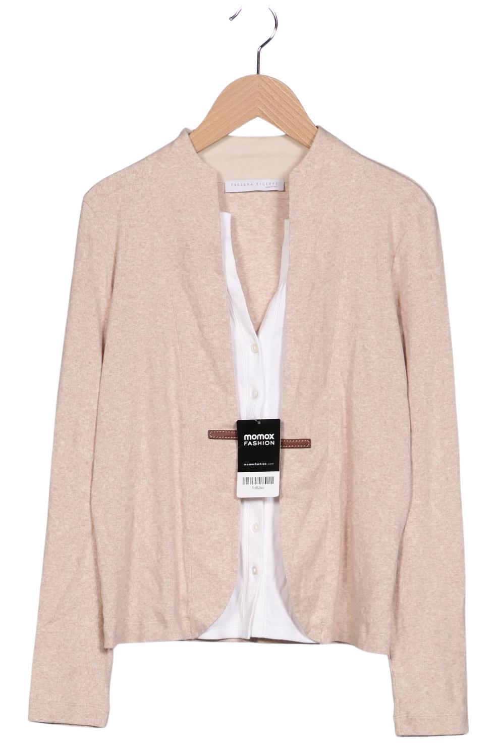 

Fabiana Filippi Damen Strickjacke, beige, Gr. 36