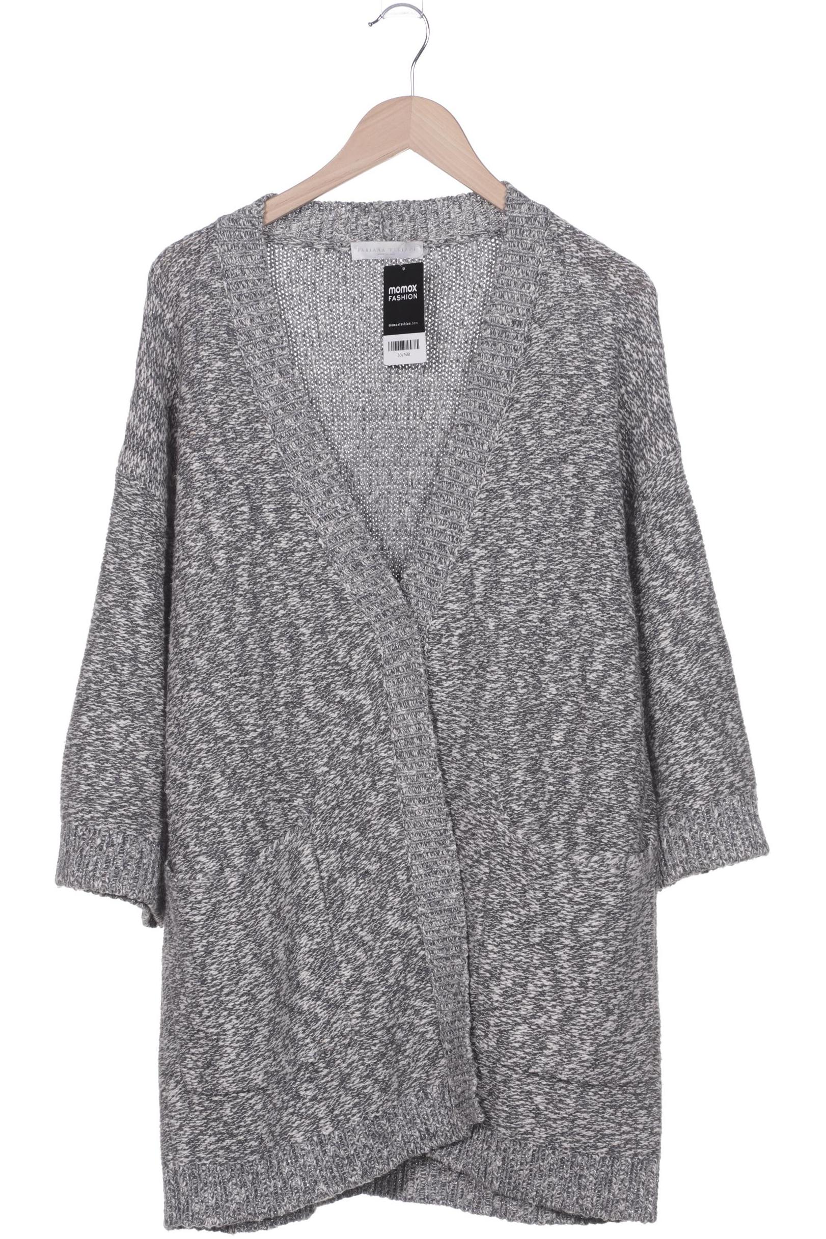 

Fabiana Filippi Damen Strickjacke, grau, Gr. 40