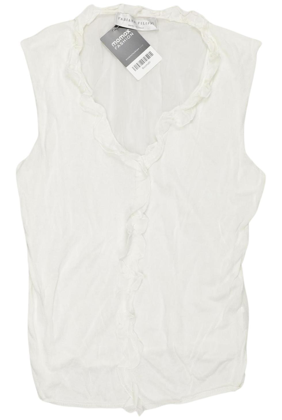 

Fabiana Filippi Damen Top, weiß, Gr. 34