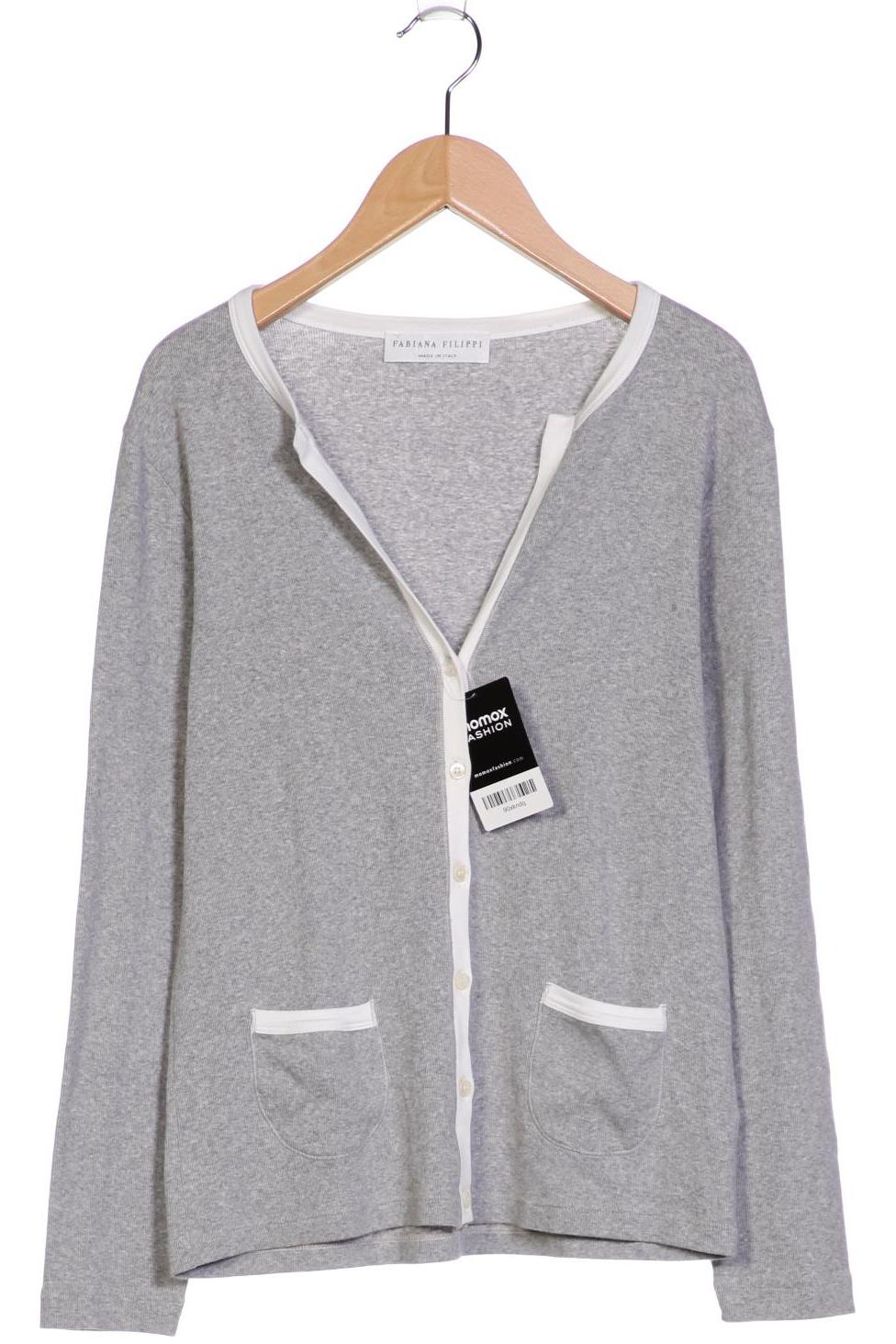 

Fabiana Filippi Damen Strickjacke, grau, Gr. 42
