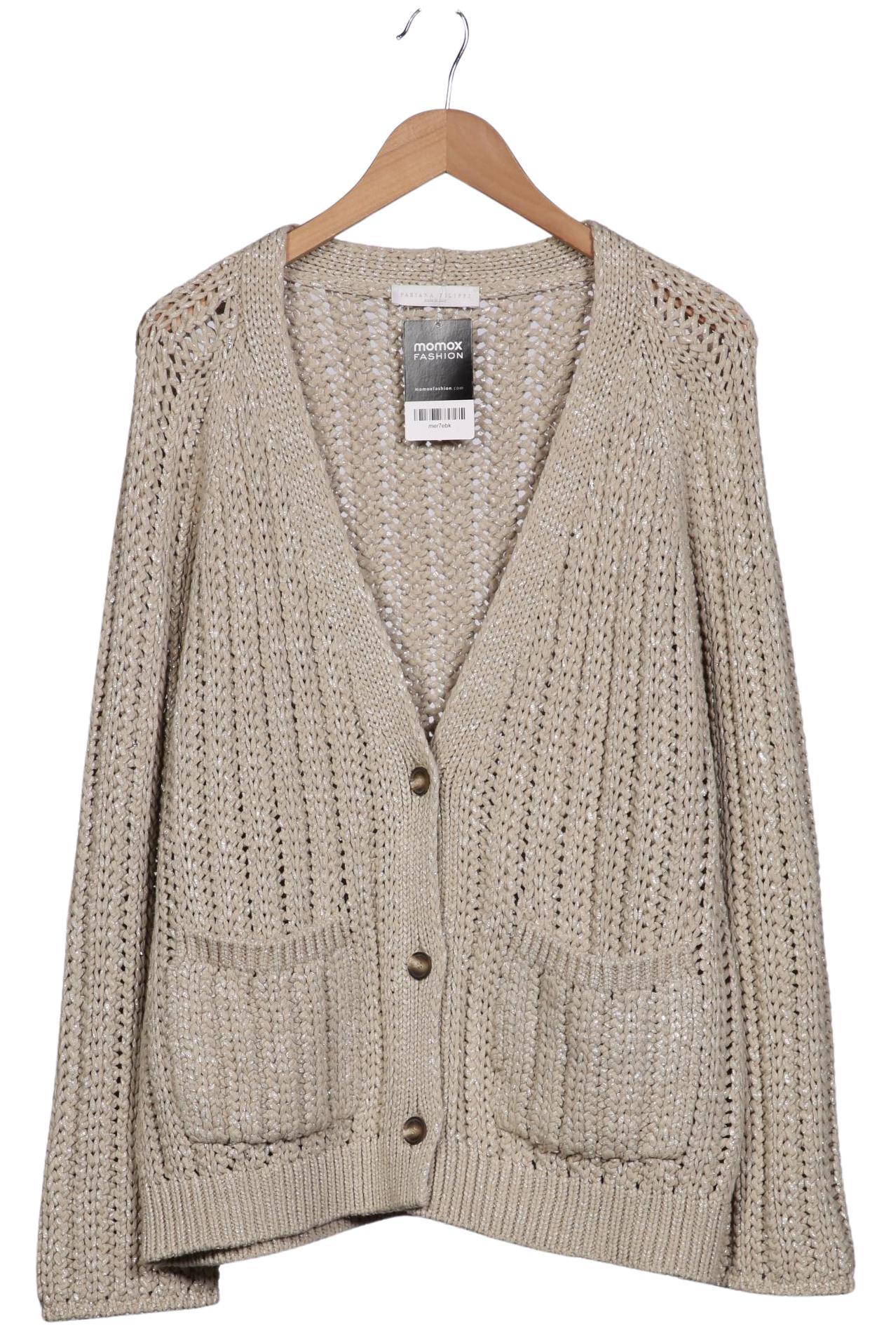 

Fabiana Filippi Damen Strickjacke, beige, Gr. 38
