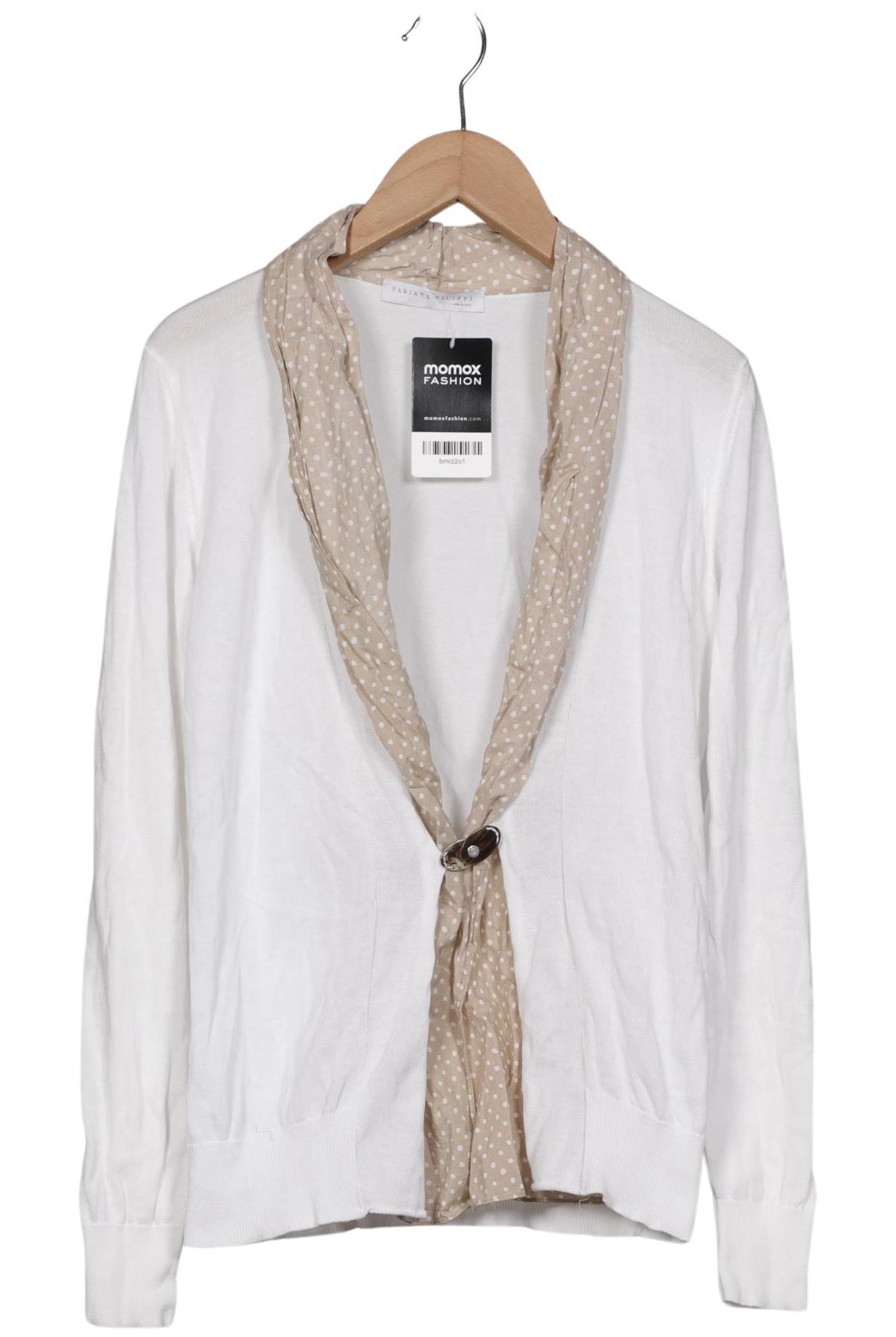 

Fabiana Filippi Damen Strickjacke, weiß, Gr. 32