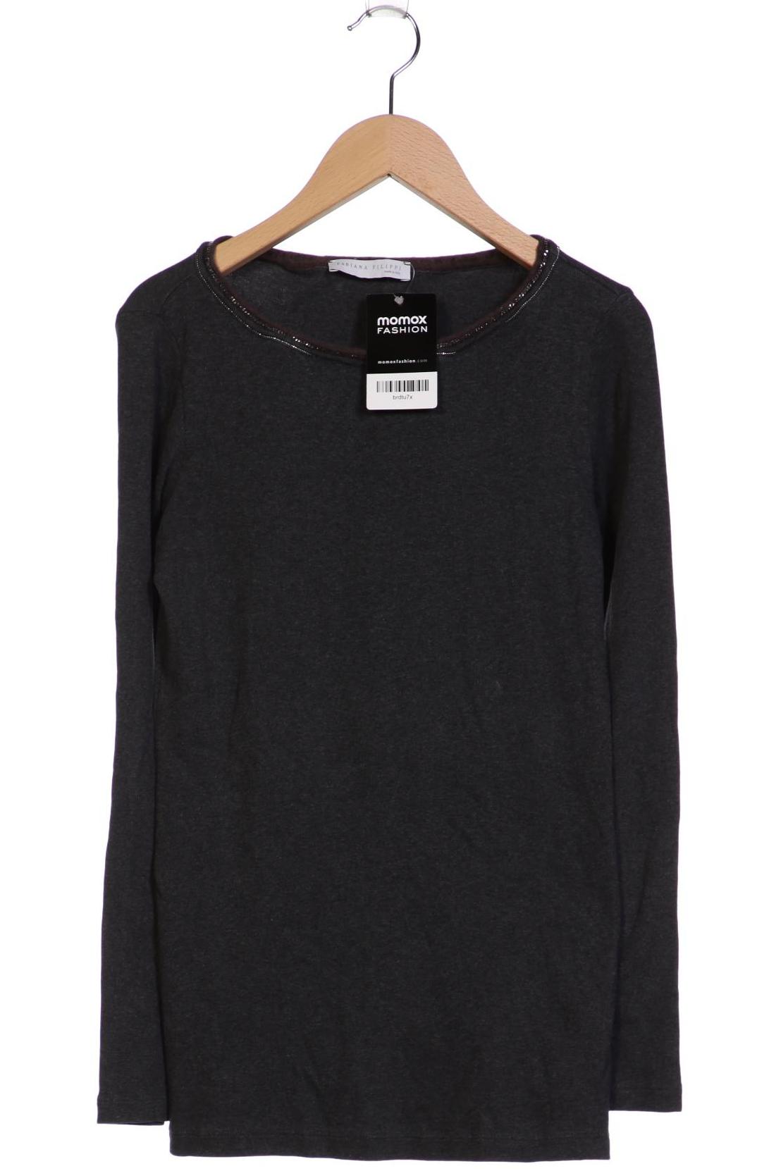 

Fabiana Filippi Damen Langarmshirt, grau, Gr. 38