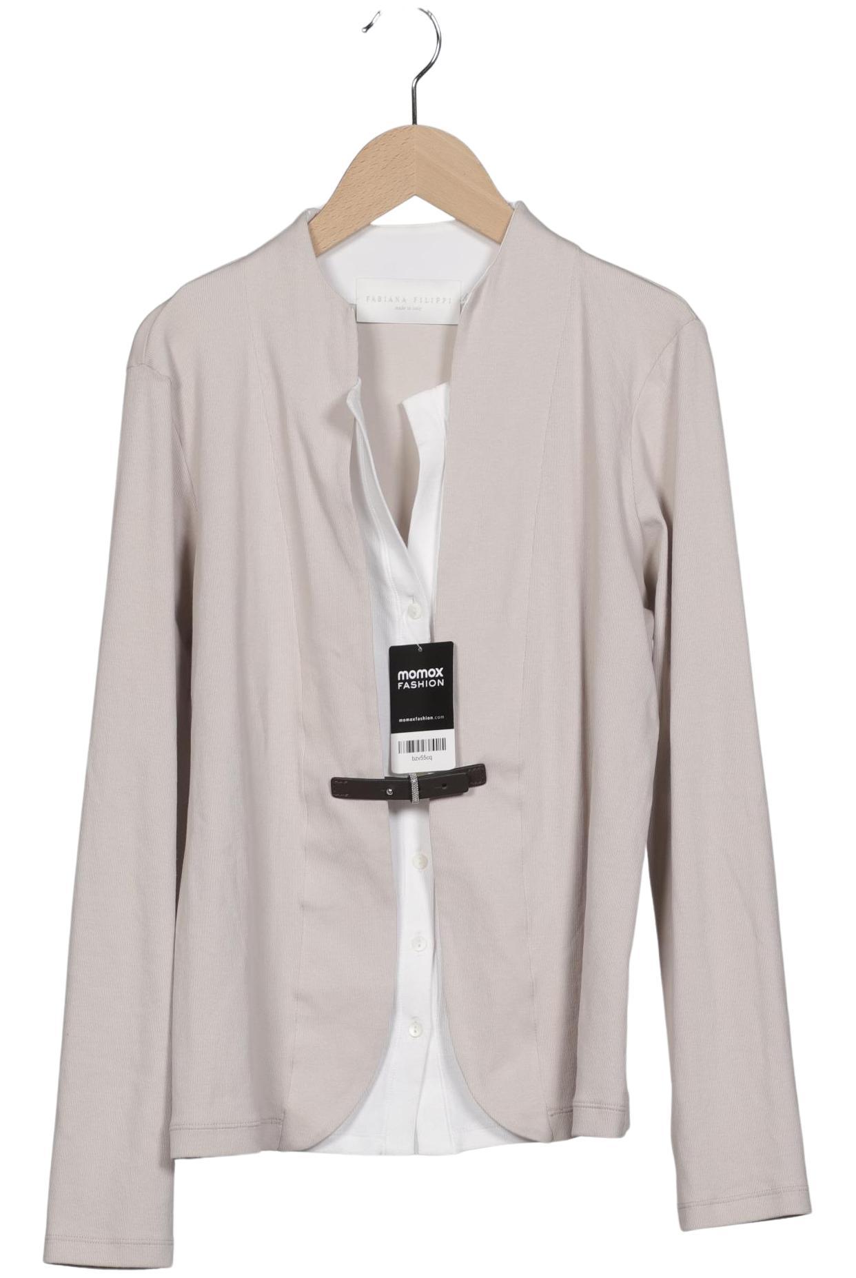 

Fabiana Filippi Damen Strickjacke, beige, Gr. 38