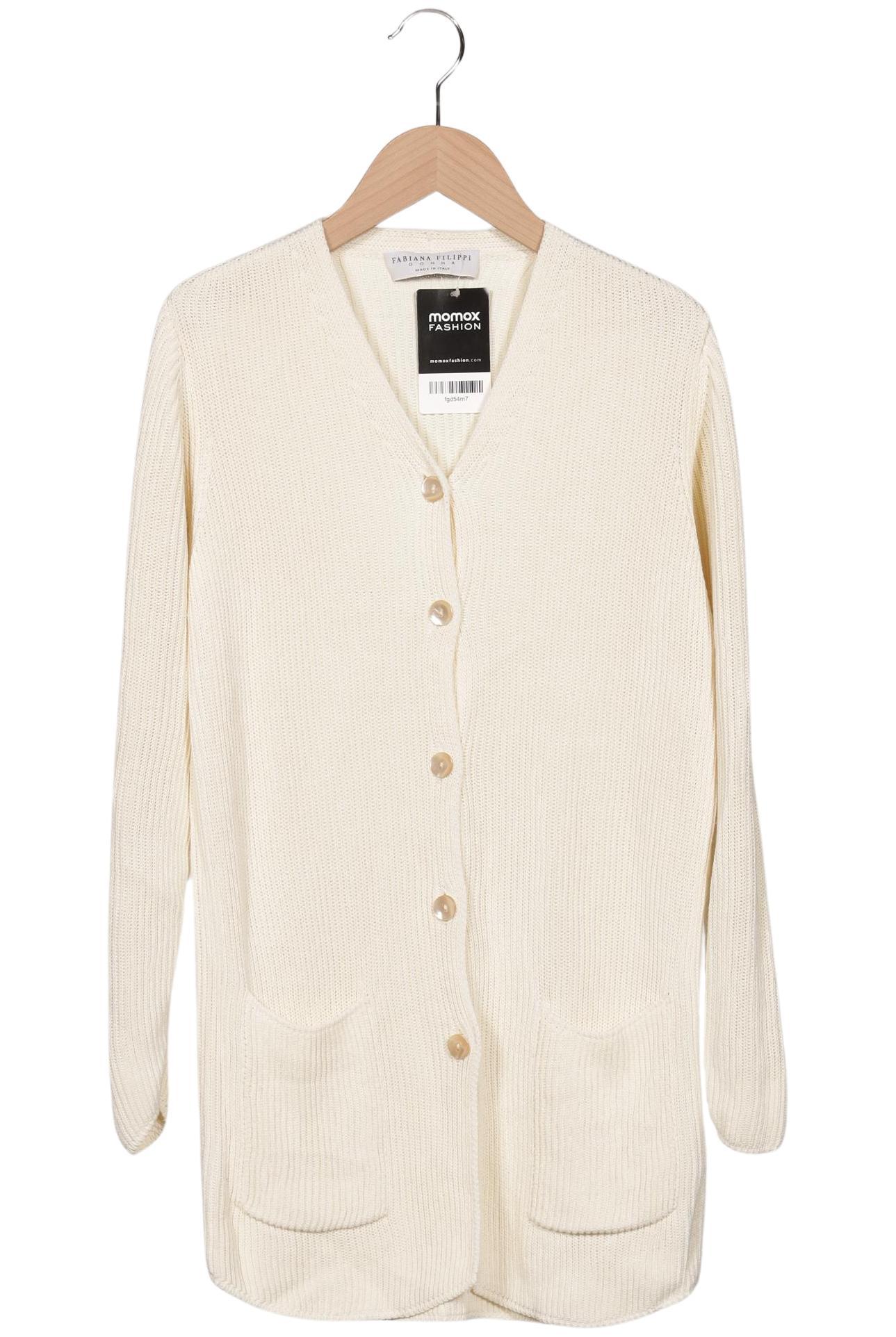 

Fabiana Filippi Damen Strickjacke, cremeweiß, Gr. 38