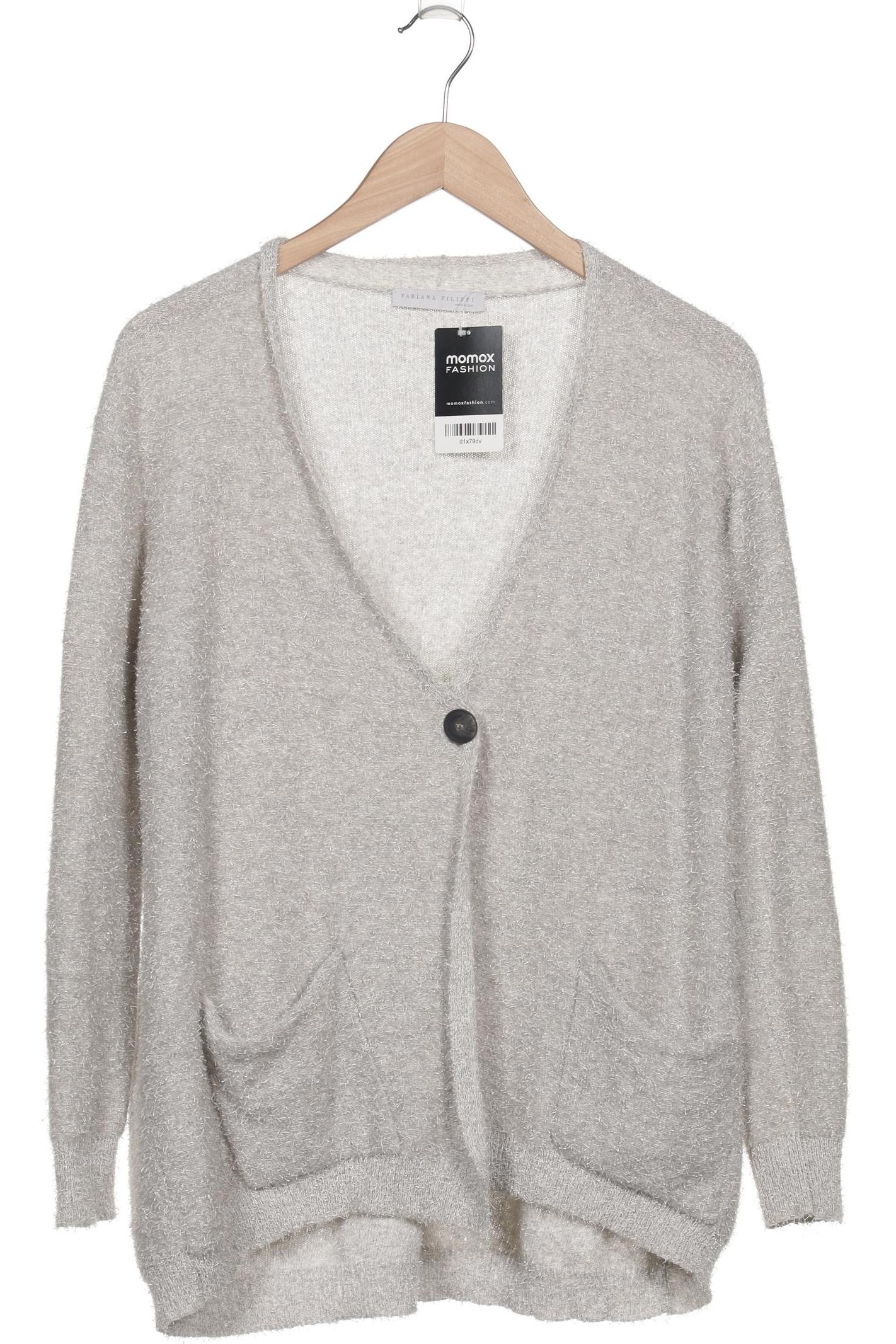 

Fabiana Filippi Damen Strickjacke, grau, Gr. 40