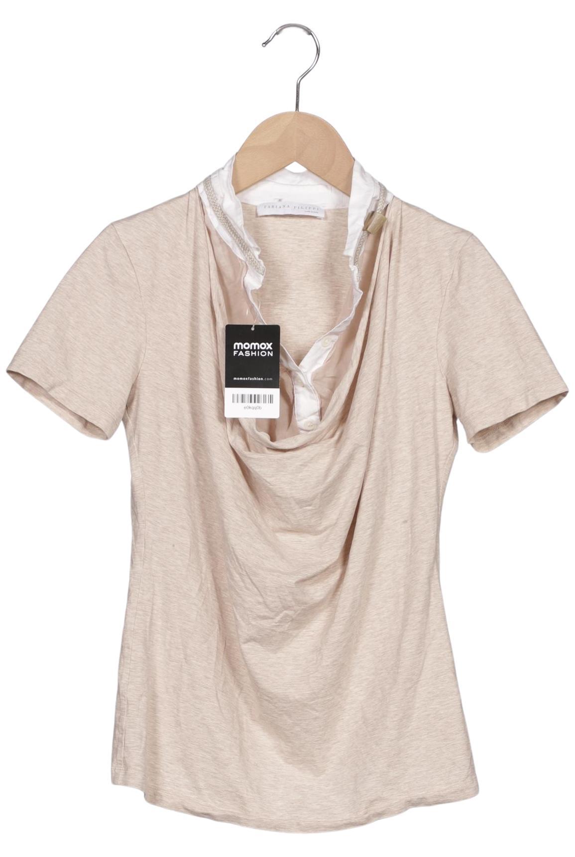 

Fabiana Filippi Damen T-Shirt, beige, Gr. 36