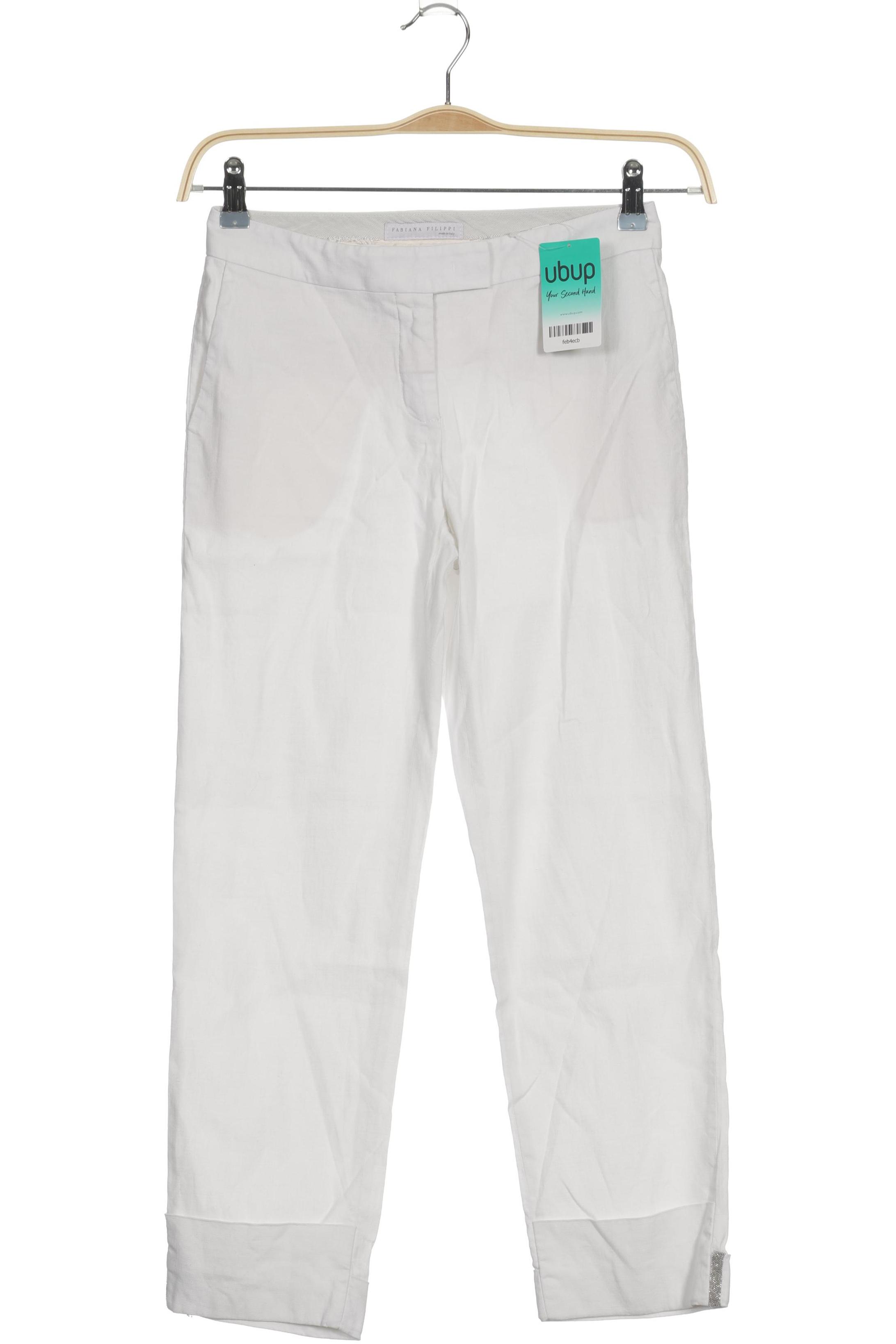 

Fabiana Filippi Damen Stoffhose, weiß, Gr. 32
