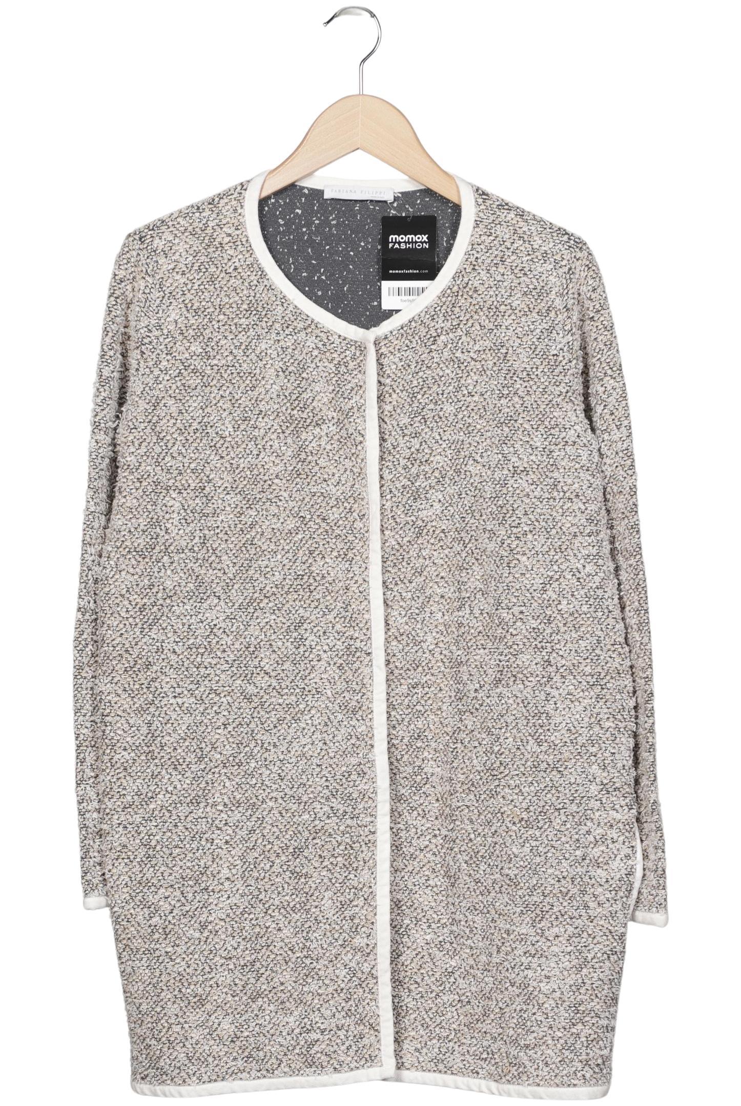

Fabiana Filippi Damen Strickjacke, beige, Gr. 42