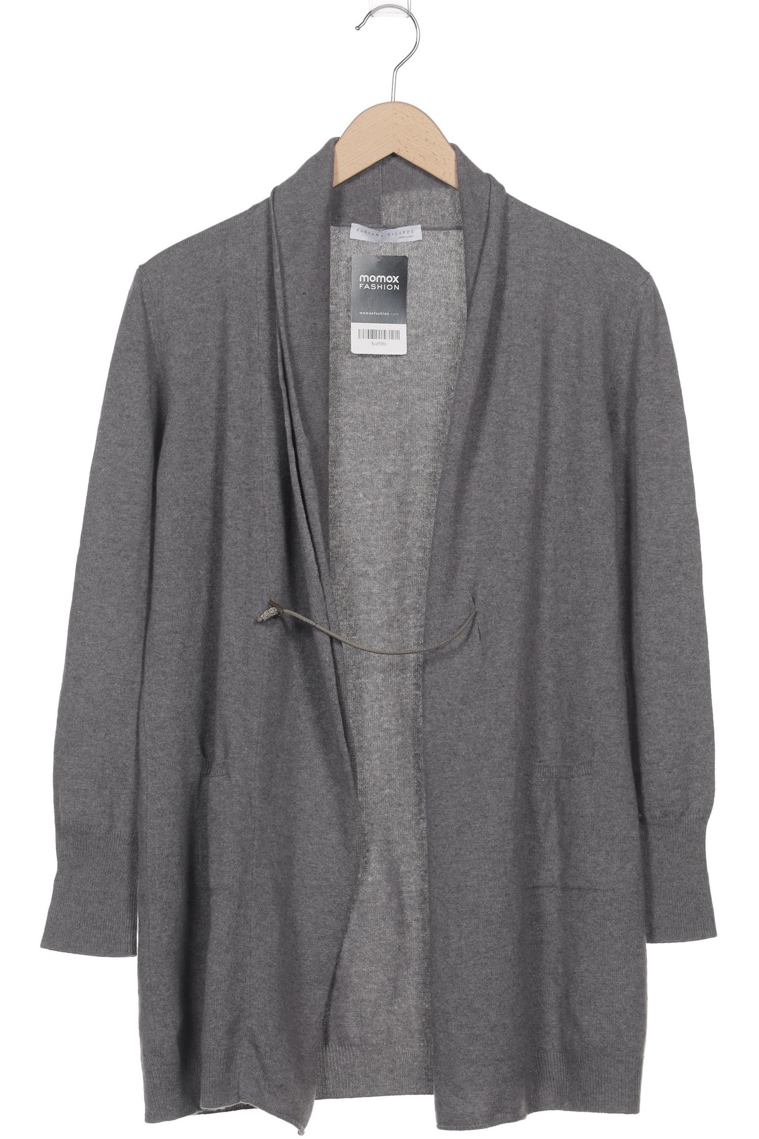 

Fabiana Filippi Damen Strickjacke, grau, Gr. 40