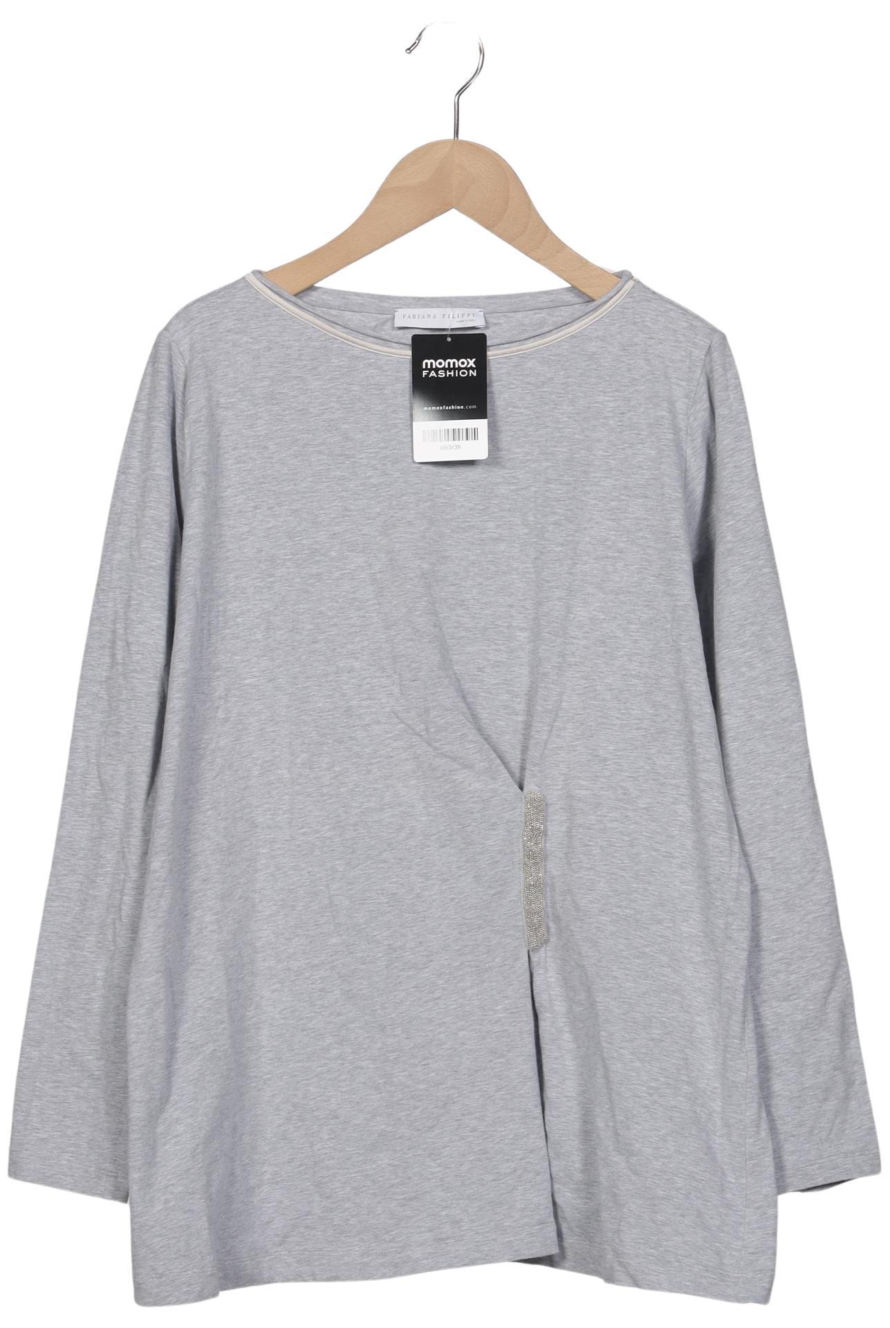 

Fabiana Filippi Damen Langarmshirt, grau, Gr. 42