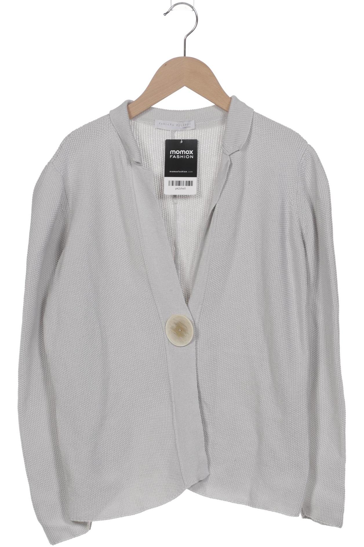 

Fabiana Filippi Damen Strickjacke, grau, Gr. 56