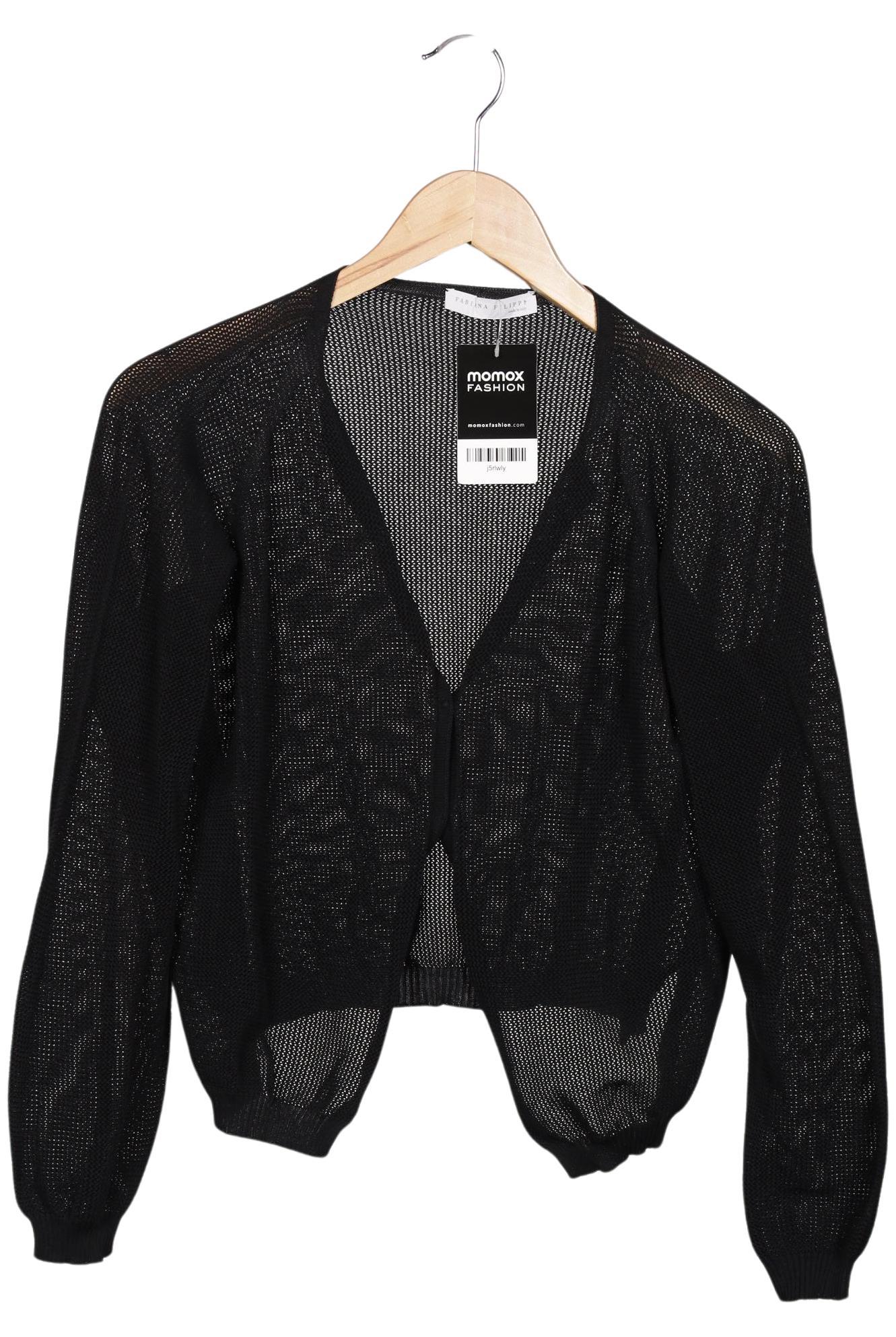 

Fabiana Filippi Damen Strickjacke, schwarz, Gr. 44