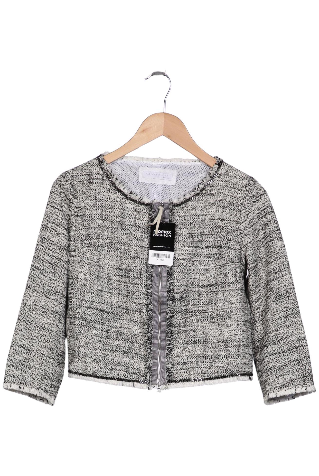 

Fabiana Filippi Damen Jacke, grau, Gr. 38