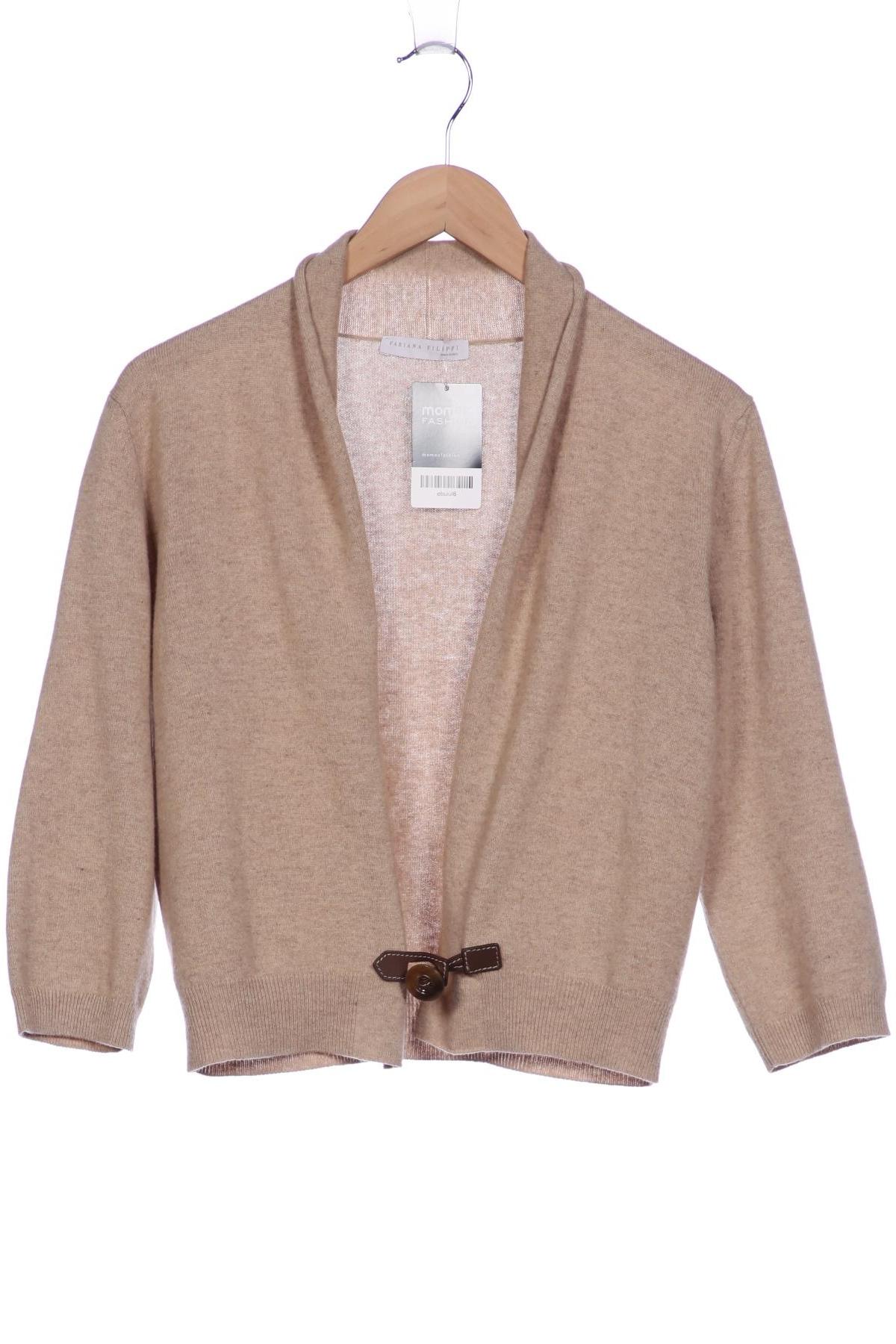 

Fabiana Filippi Damen Strickjacke, beige, Gr. 42