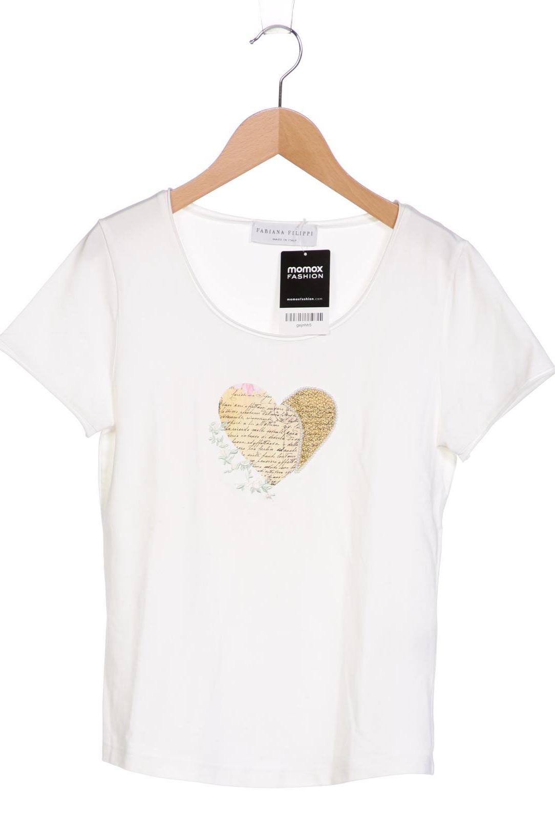 

Fabiana Filippi Damen T-Shirt, weiß, Gr. 38