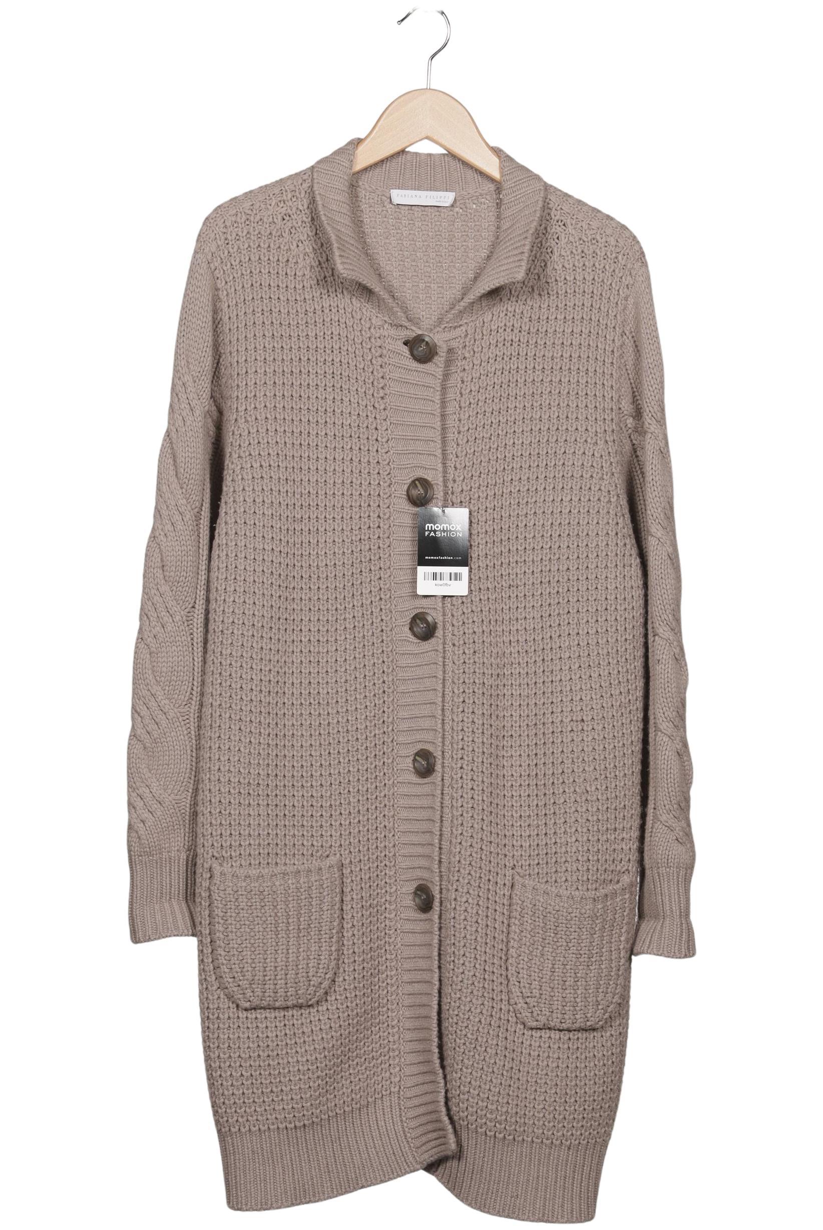 

Fabiana Filippi Damen Strickjacke, beige, Gr. 40