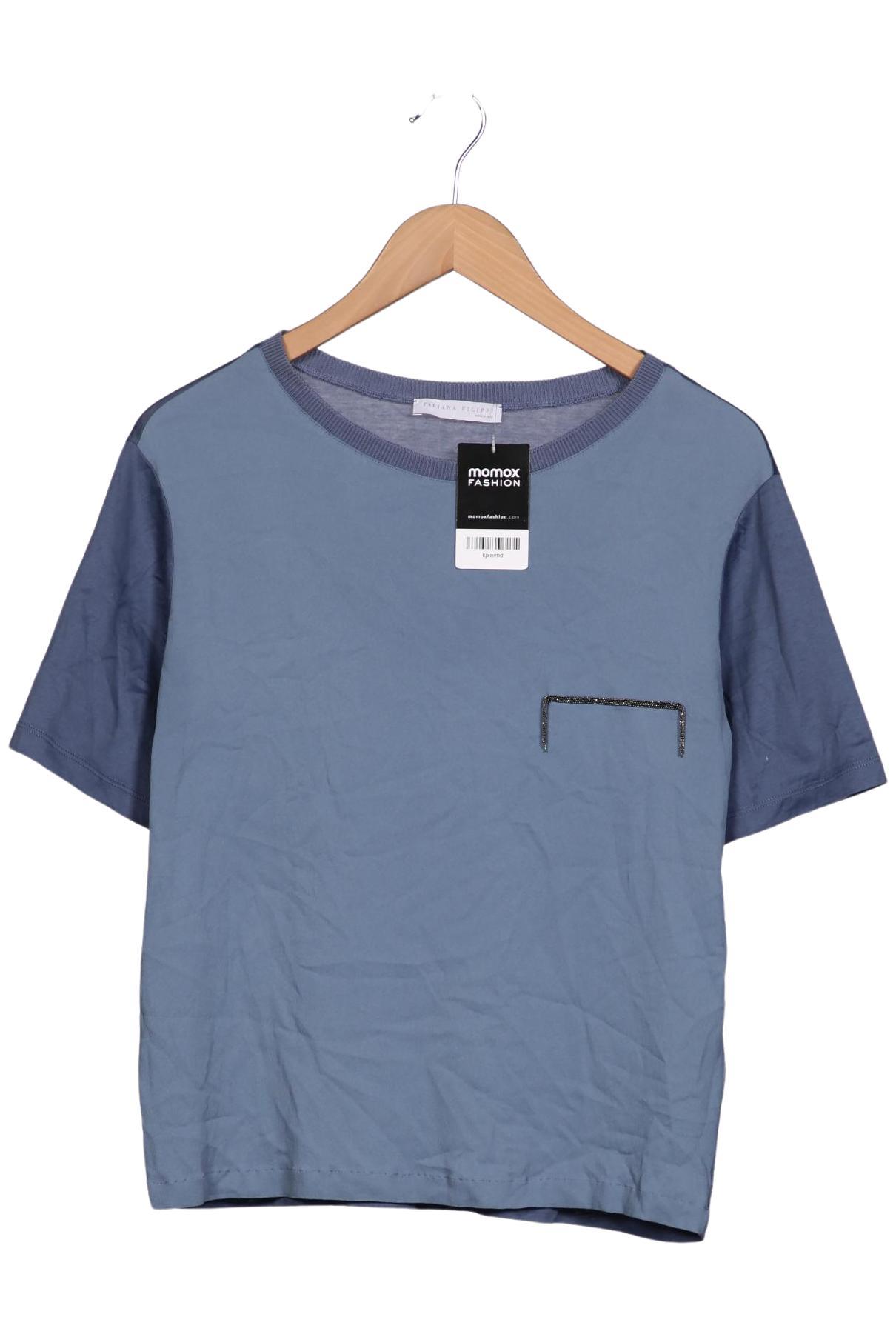 

Fabiana Filippi Damen T-Shirt, hellblau, Gr. 38
