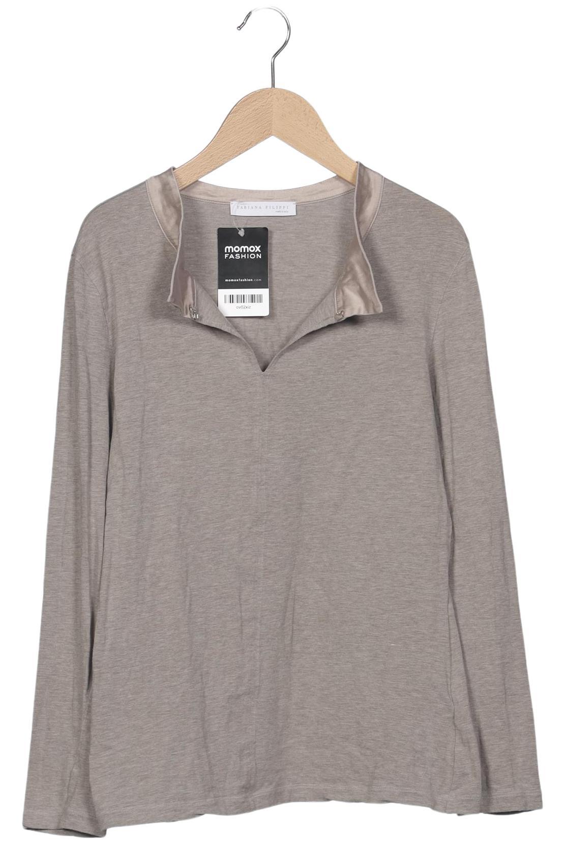 

Fabiana Filippi Damen Langarmshirt, grau, Gr. 40