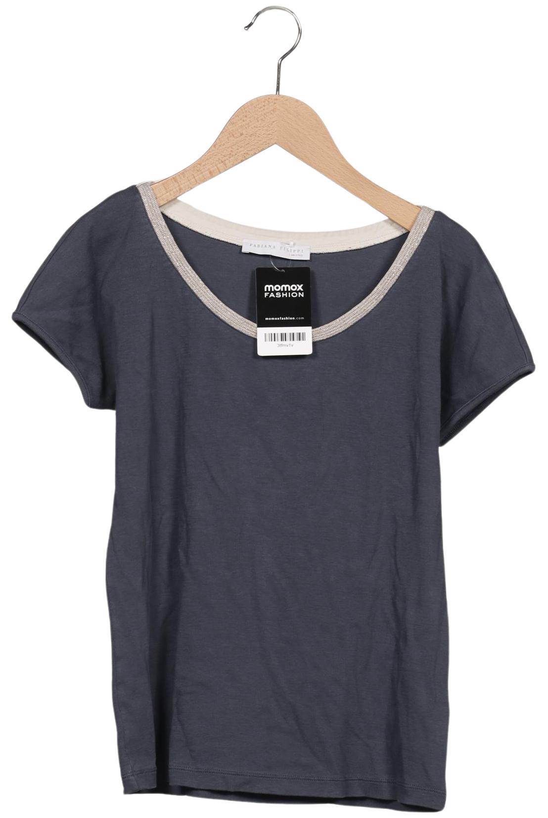 

Fabiana Filippi Damen T-Shirt, marineblau, Gr. 38