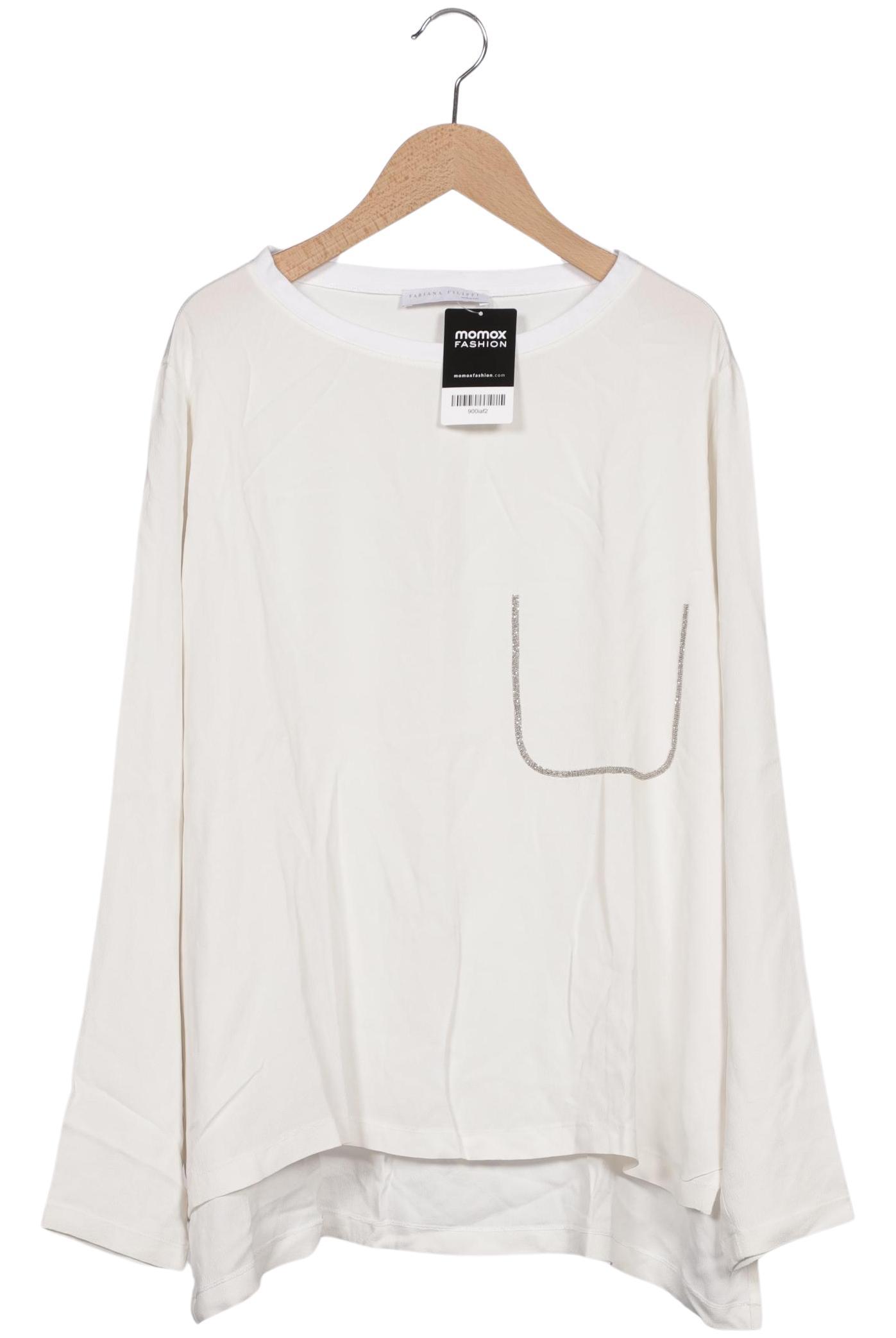 

Fabiana Filippi Damen Langarmshirt, weiß, Gr. 42