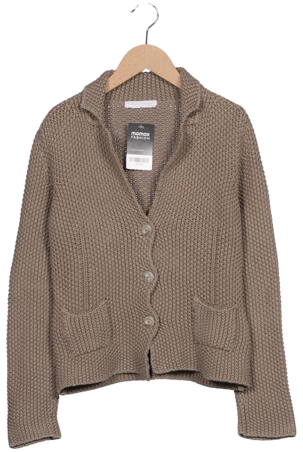 

Fabiana Filippi Damen Strickjacke, braun, Gr. 40
