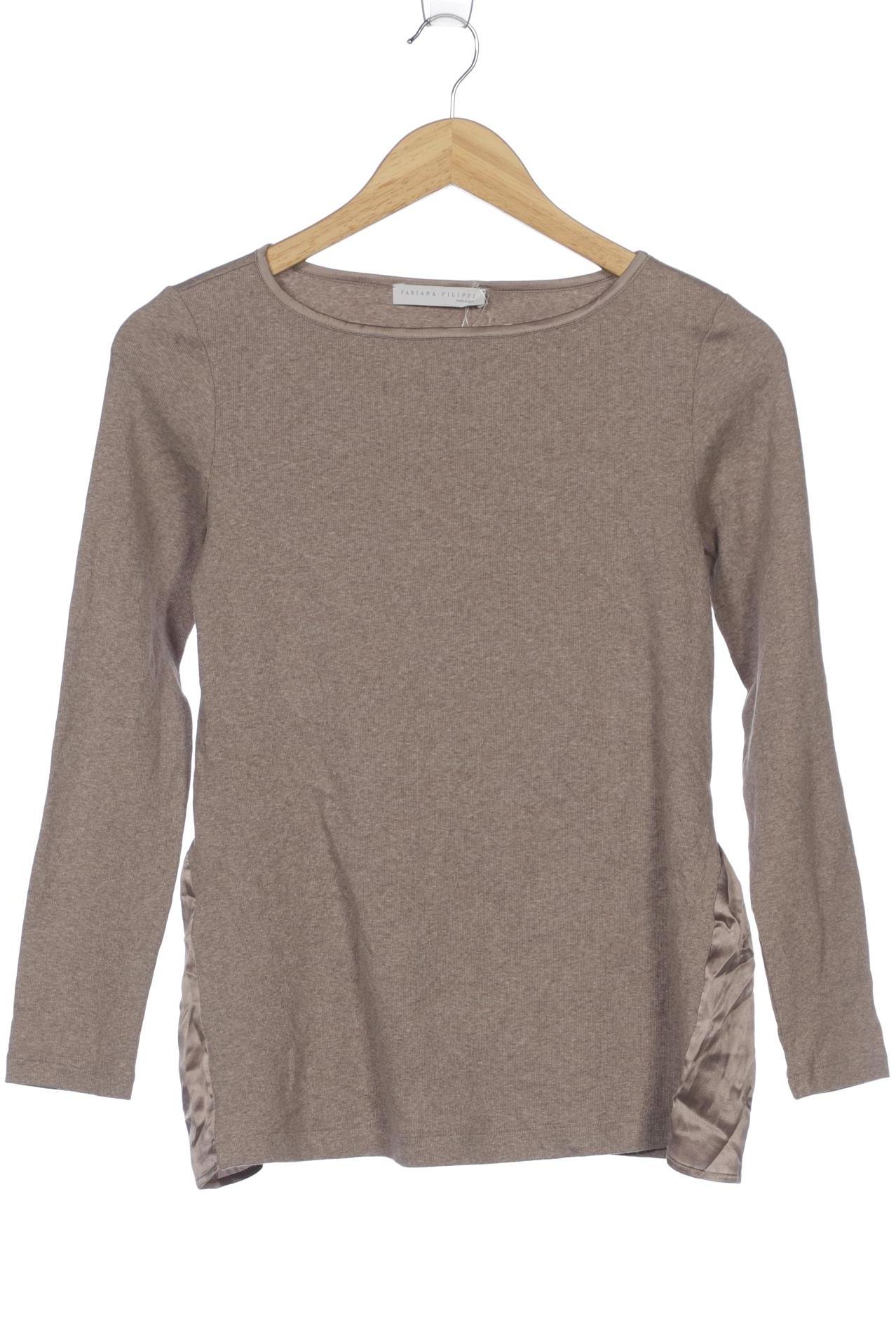 

Fabiana Filippi Damen Langarmshirt, braun, Gr. 36