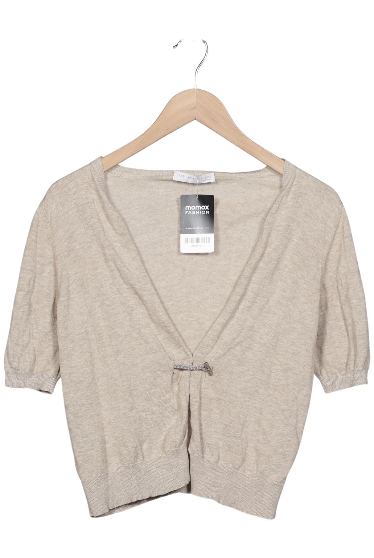 

Fabiana Filippi Damen Strickjacke, beige, Gr. 38