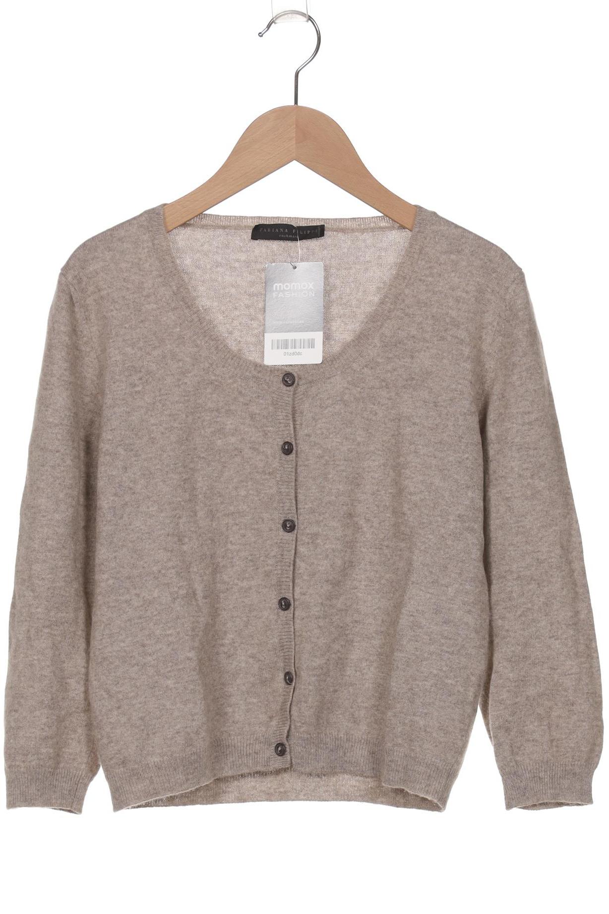 

Fabiana Filippi Damen Strickjacke, beige, Gr. 36