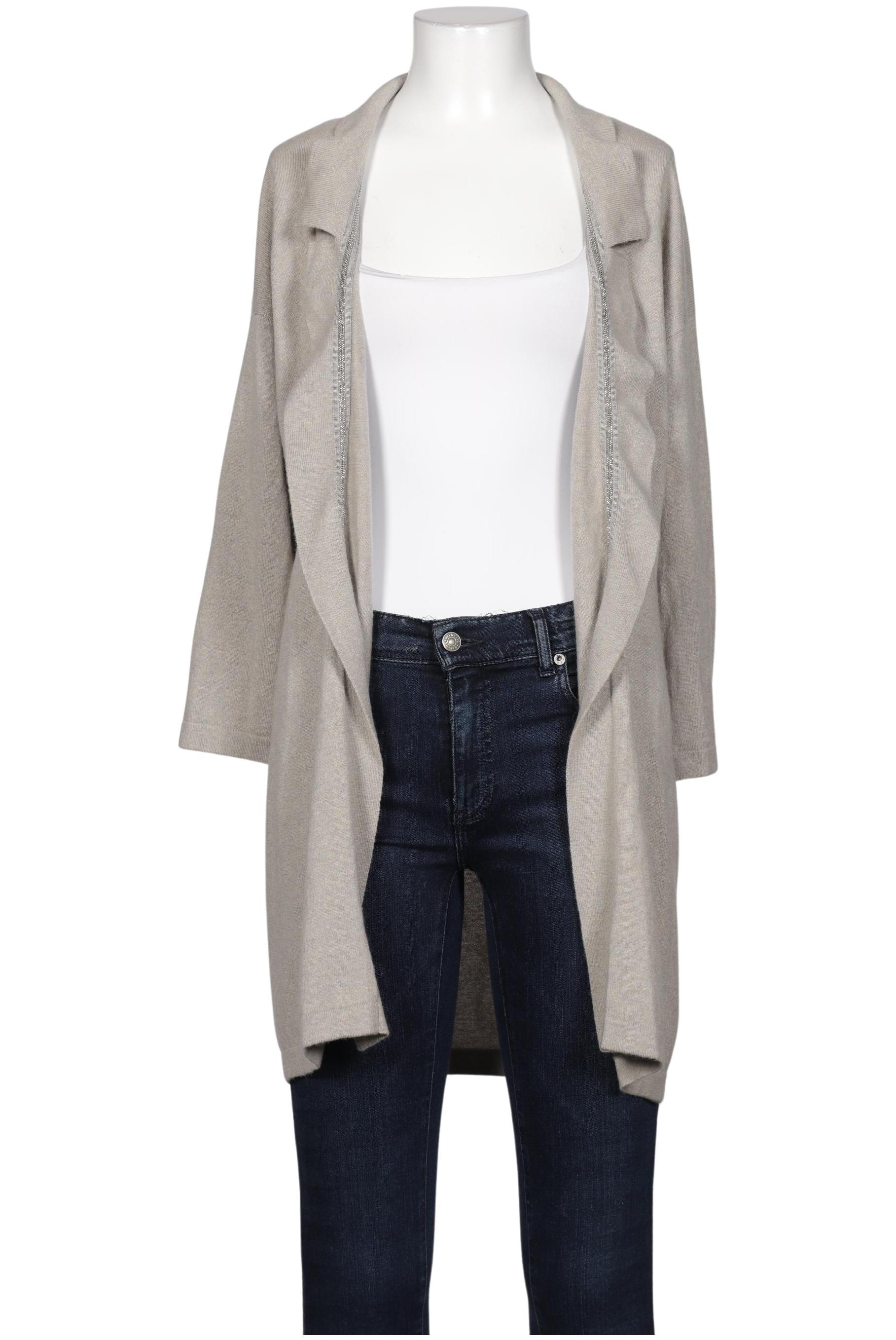 

Fabiana Filippi Damen Strickjacke, beige, Gr. 40