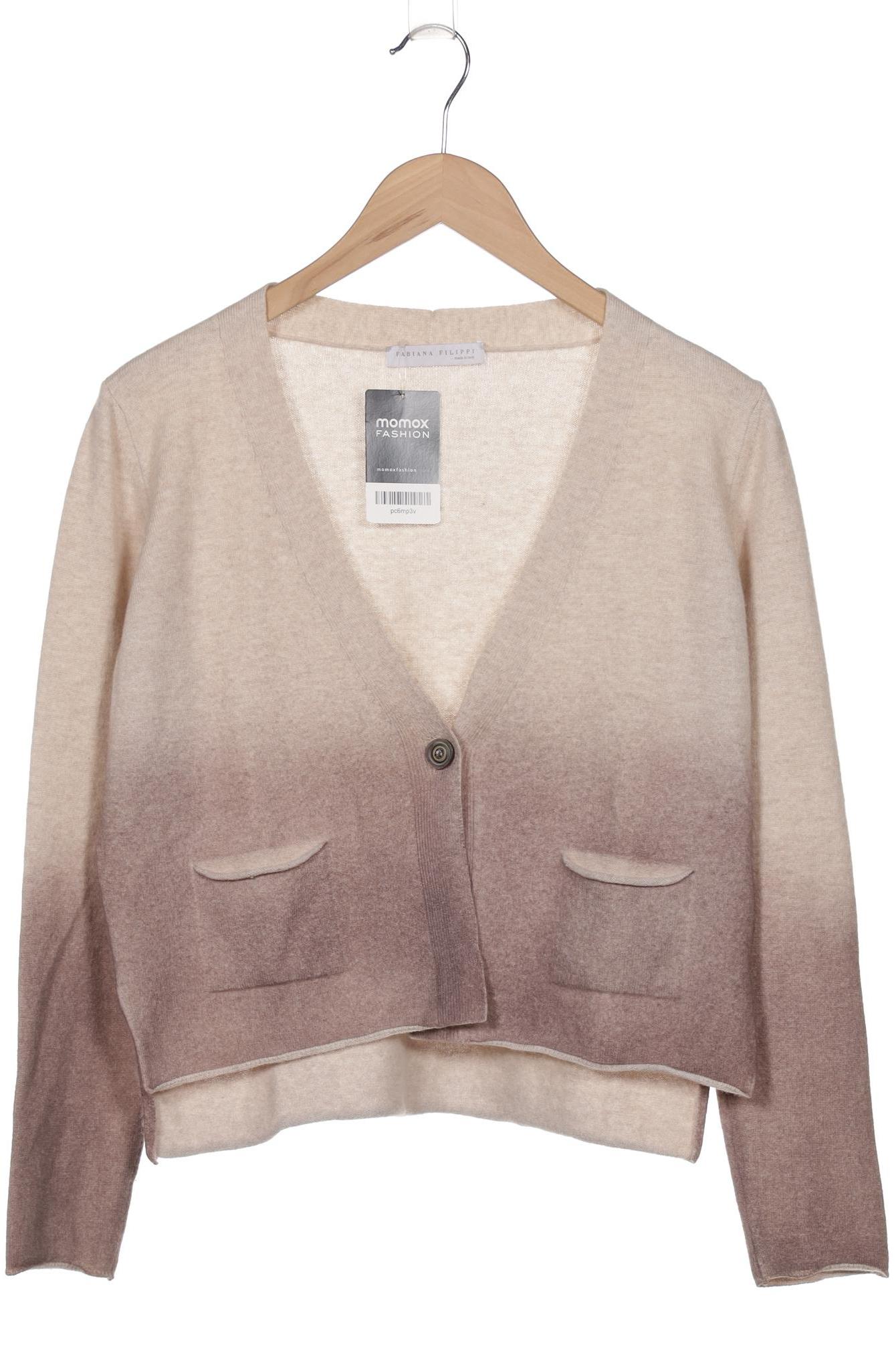 

Fabiana Filippi Damen Strickjacke, beige, Gr. 36