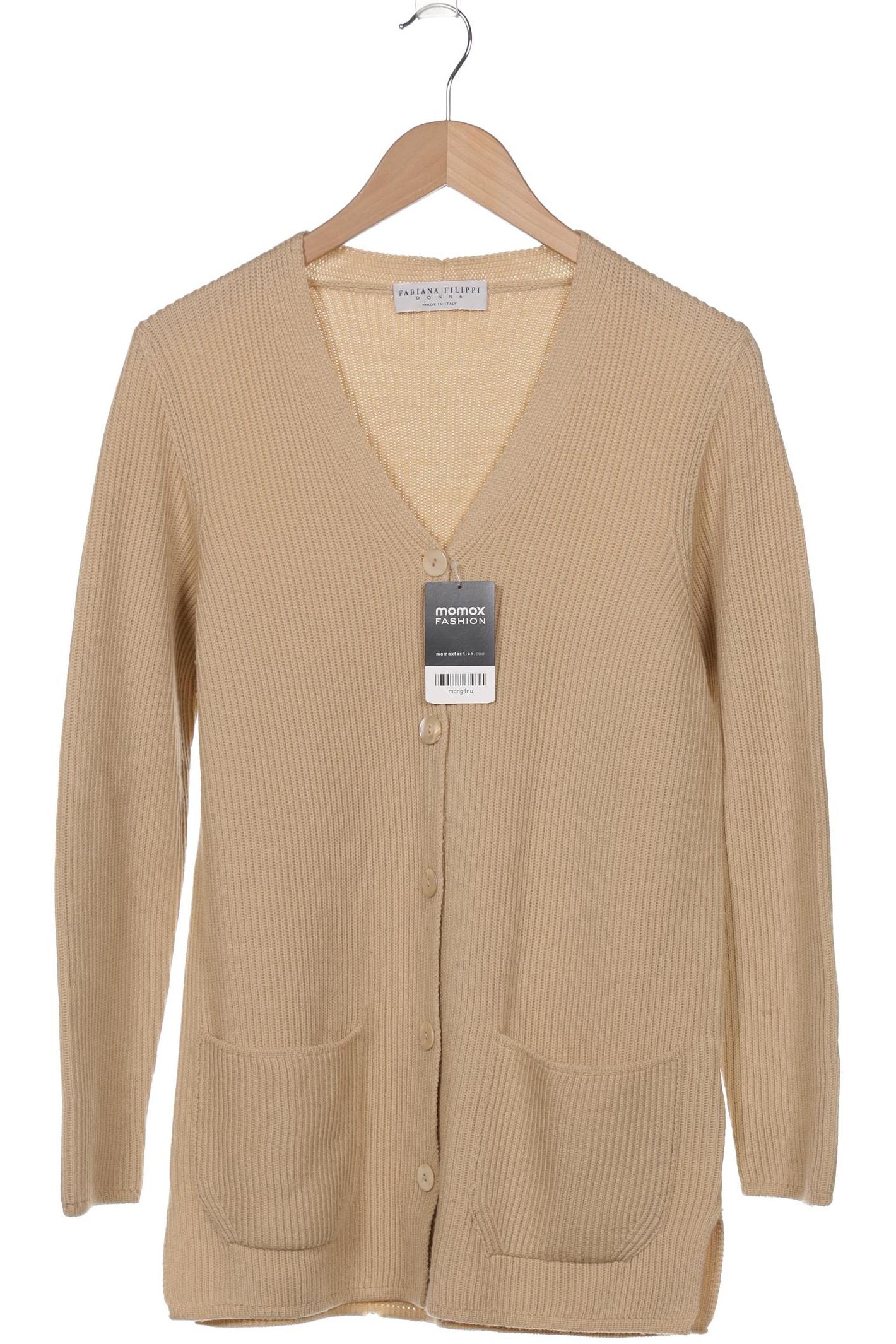 

Fabiana Filippi Damen Strickjacke, beige, Gr. 38