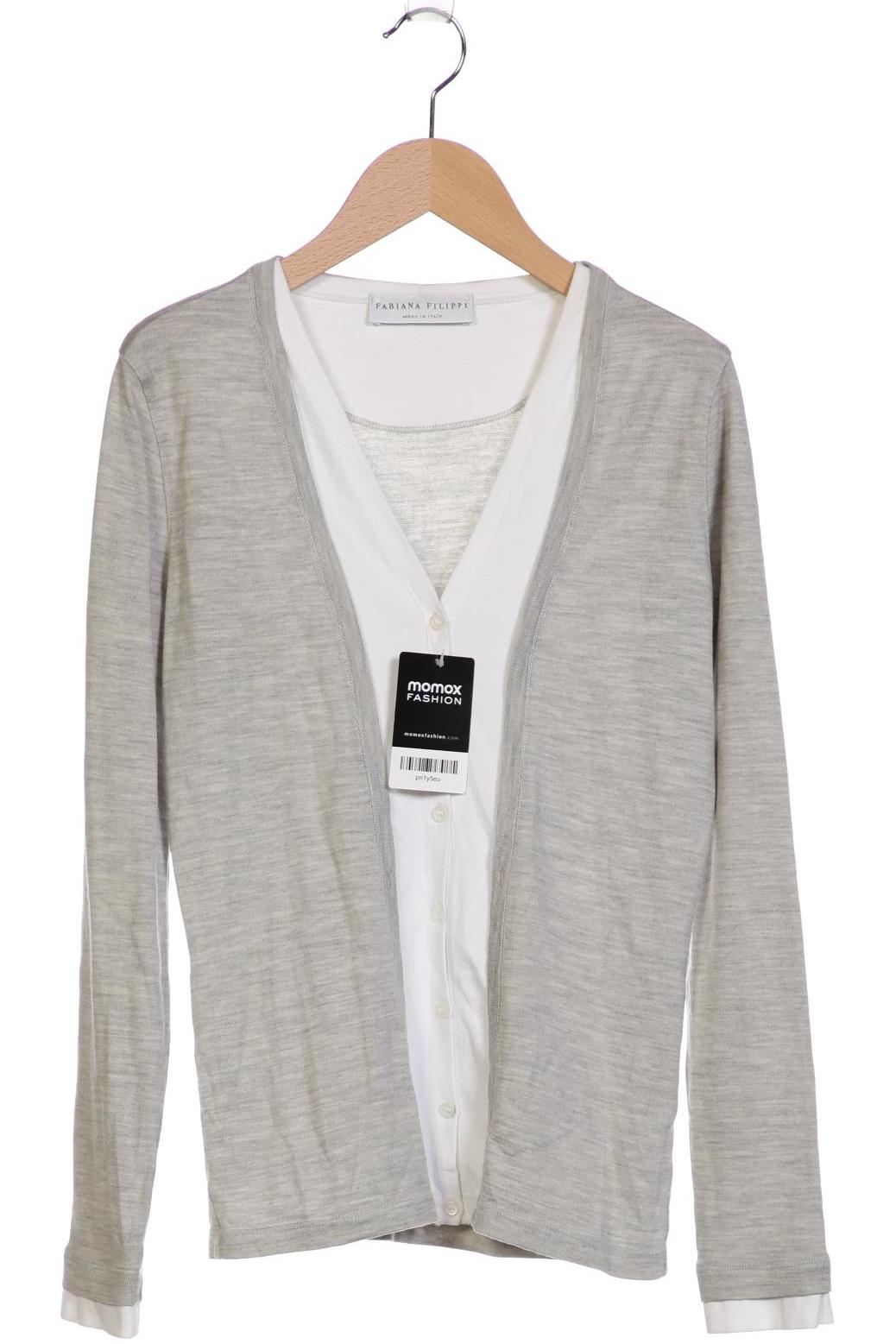 

Fabiana Filippi Damen Strickjacke, grau, Gr. 40
