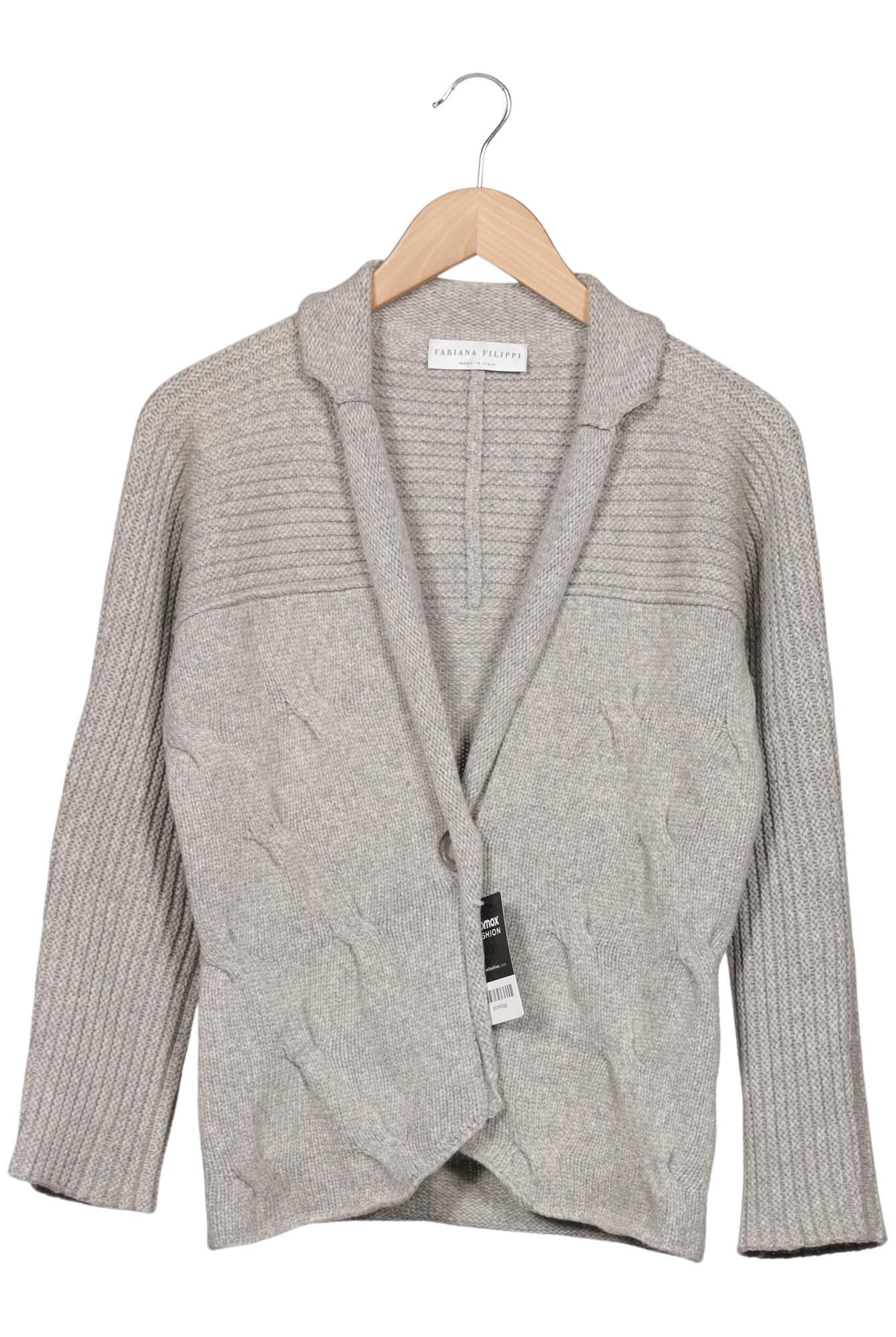 

Fabiana Filippi Damen Strickjacke, grau, Gr. 36