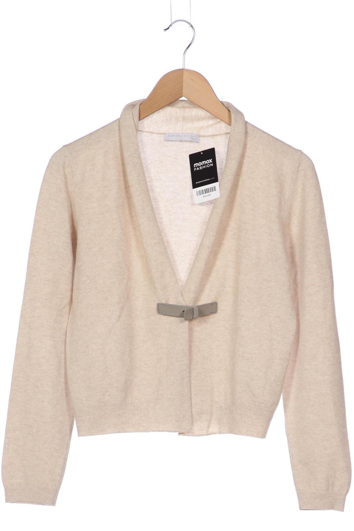 

Fabiana Filippi Damen Strickjacke, beige, Gr. 38