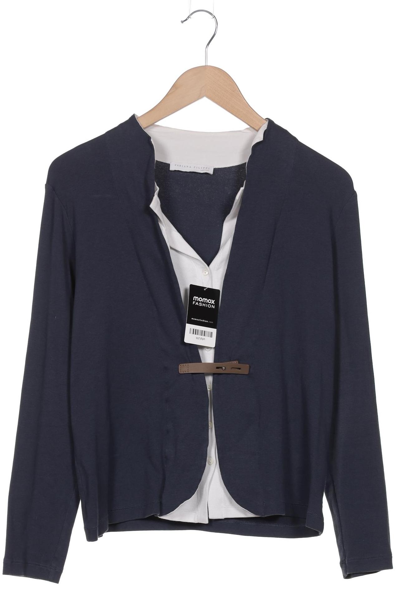 

Fabiana Filippi Damen Strickjacke, marineblau, Gr. 44