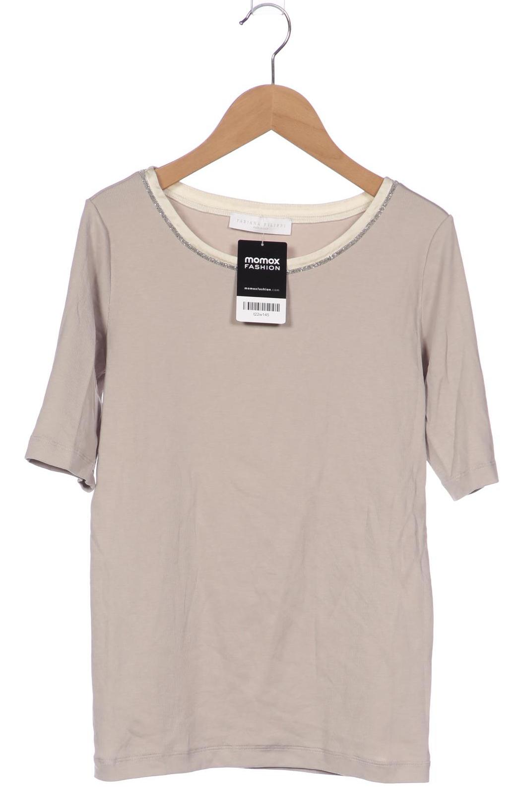 

Fabiana Filippi Damen T-Shirt, beige, Gr. 36