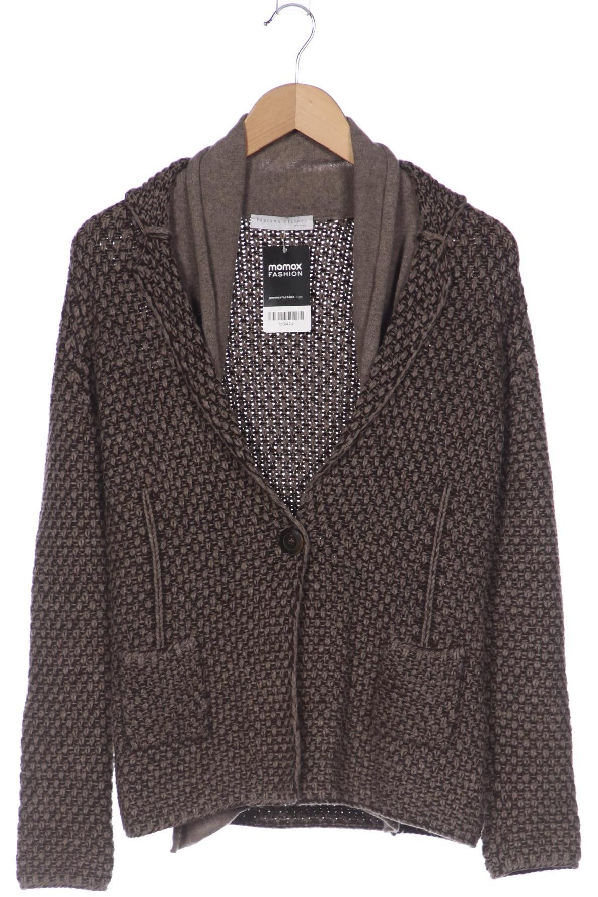 

Fabiana Filippi Damen Strickjacke, braun, Gr. 38