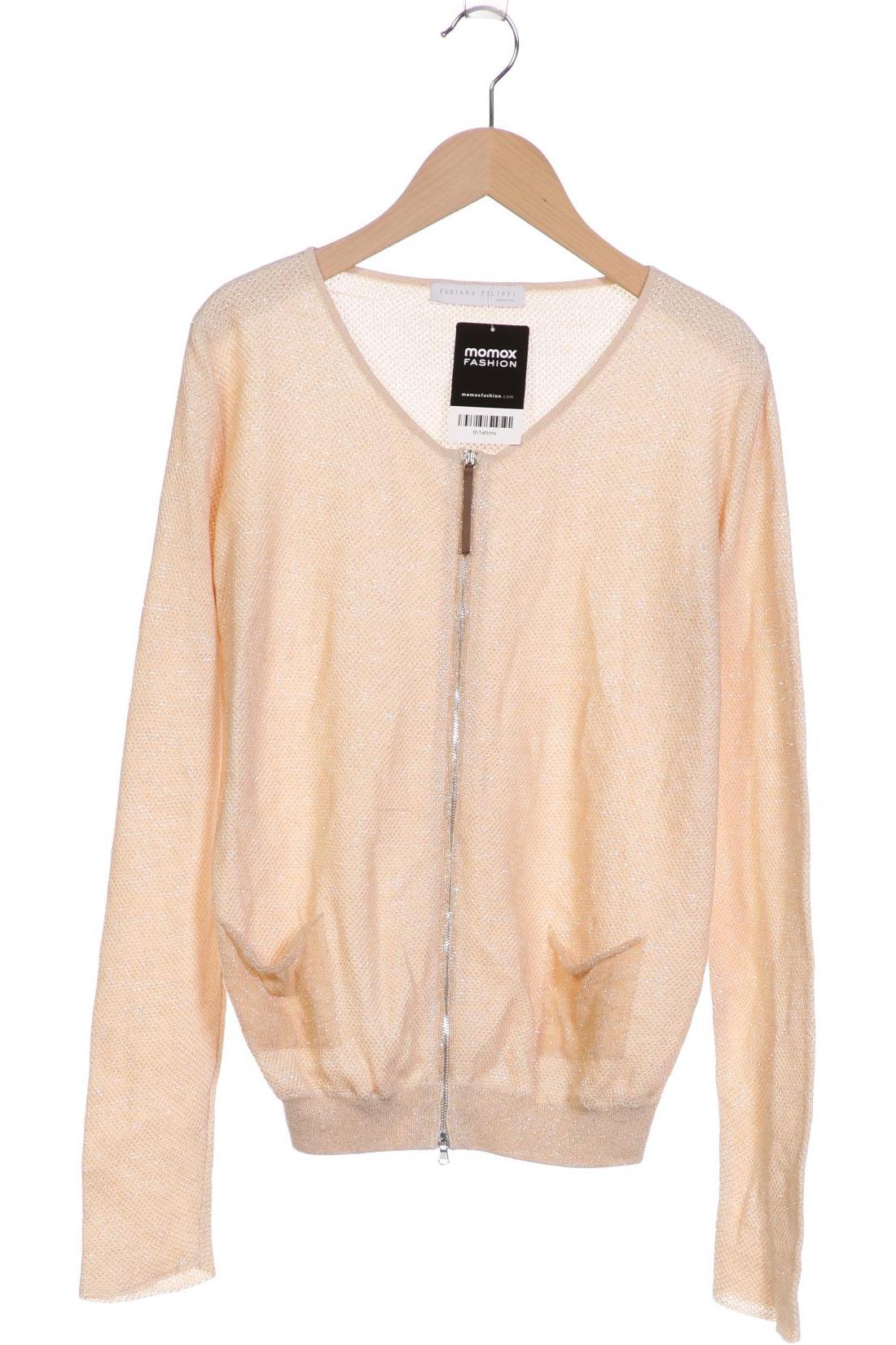 

Fabiana Filippi Damen Strickjacke, beige, Gr. 40