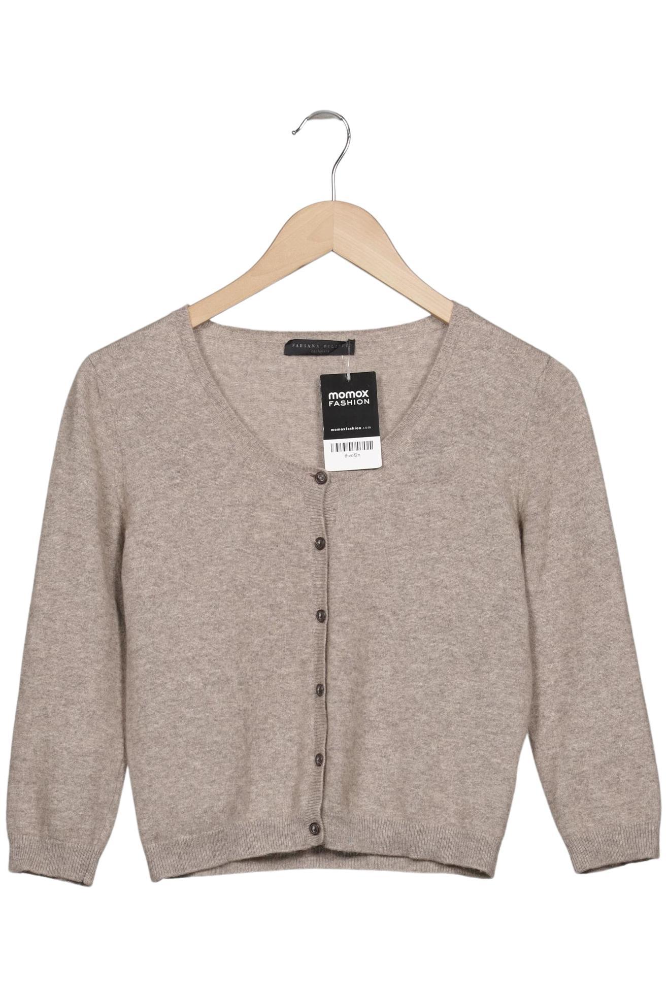 

Fabiana Filippi Damen Strickjacke, beige, Gr. 36