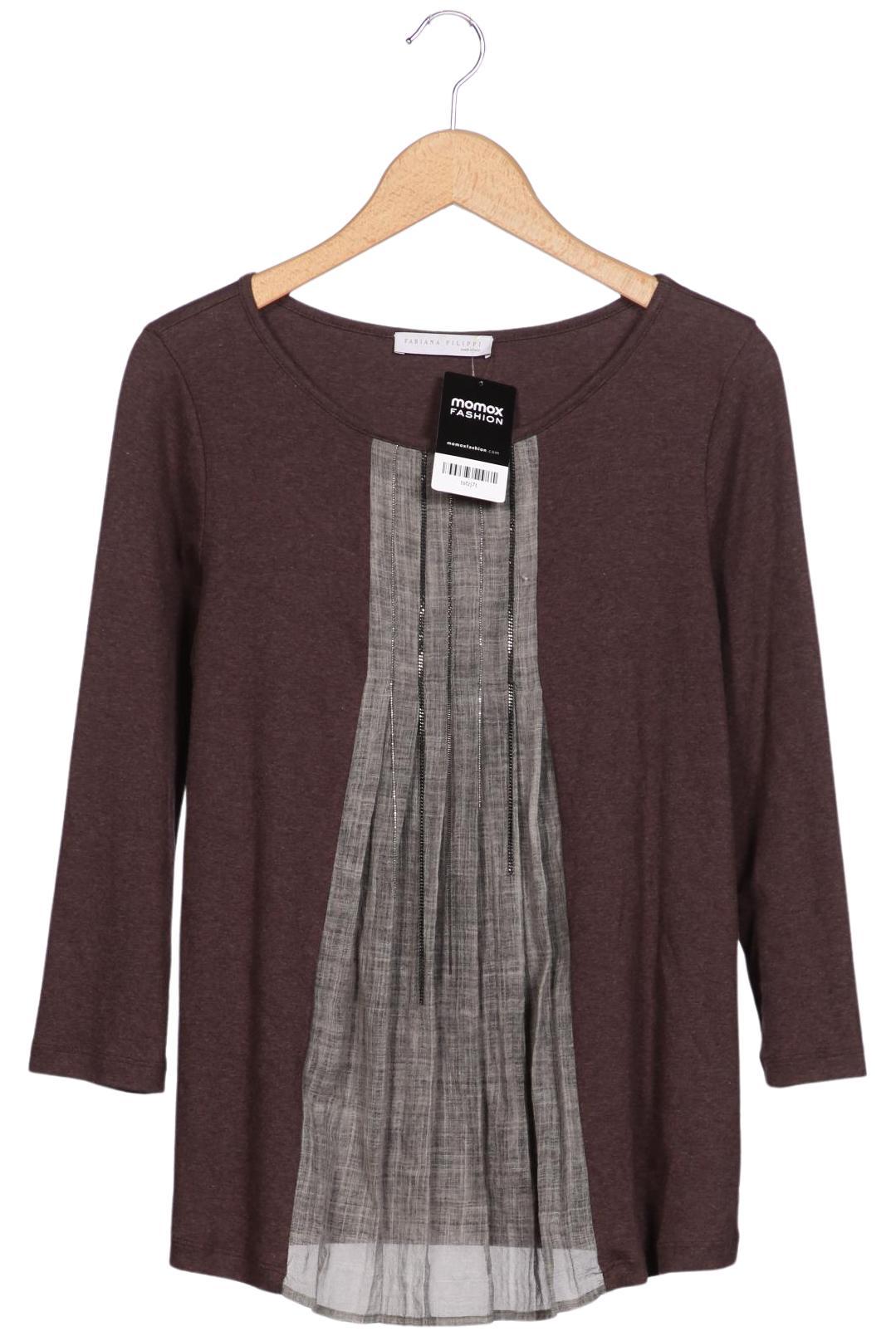 

Fabiana Filippi Damen Langarmshirt, braun, Gr. 40
