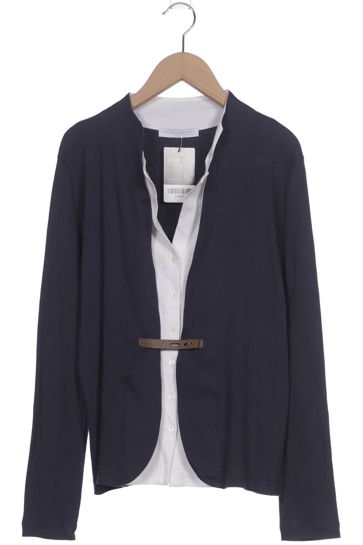 

Fabiana Filippi Damen Strickjacke, marineblau, Gr. 42